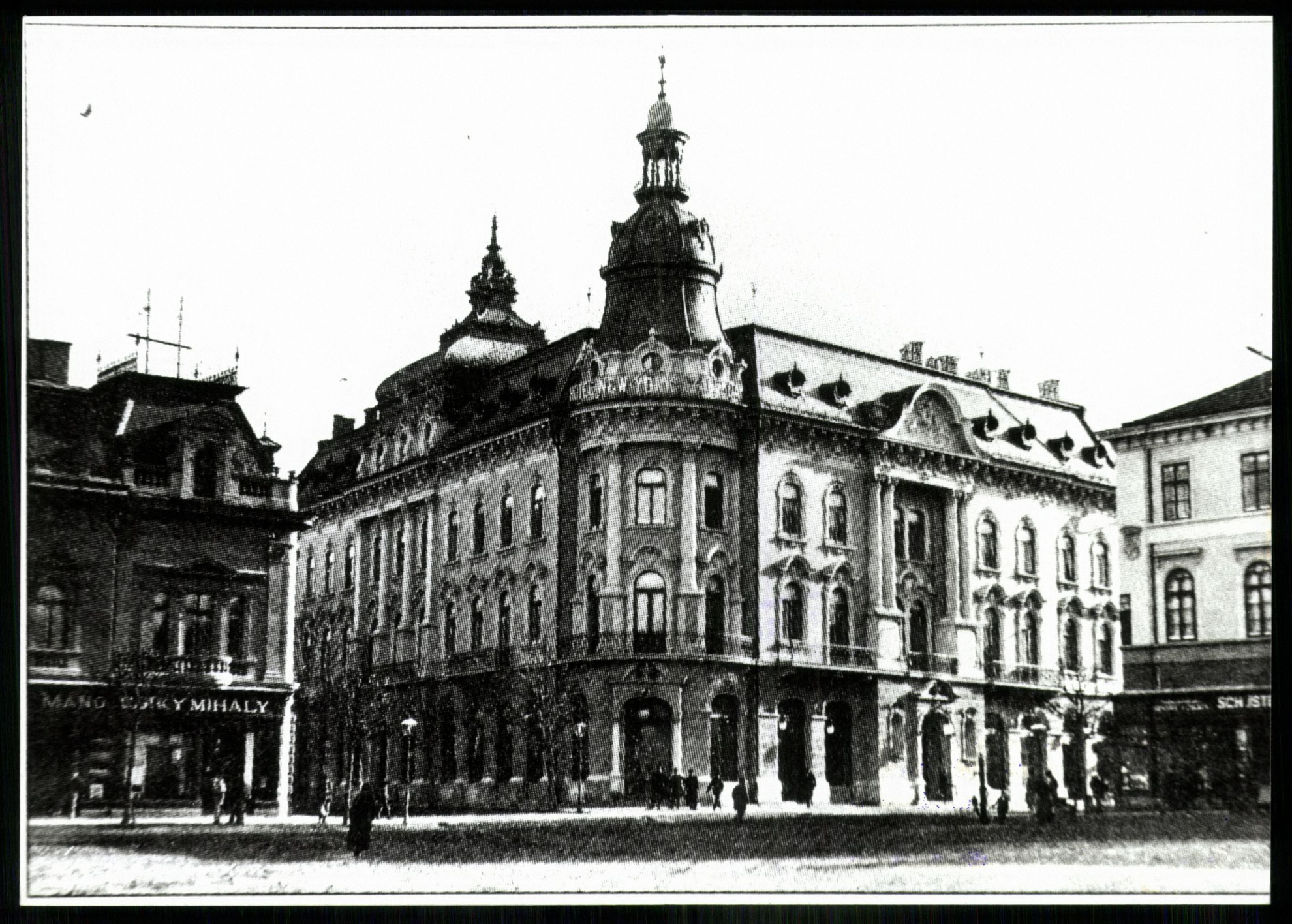 Kolozsvár A New York szálloda a Mátyás király téren 1910 körül (Magyar Kereskedelmi és Vendéglátóipari Múzeum CC BY-NC-ND)