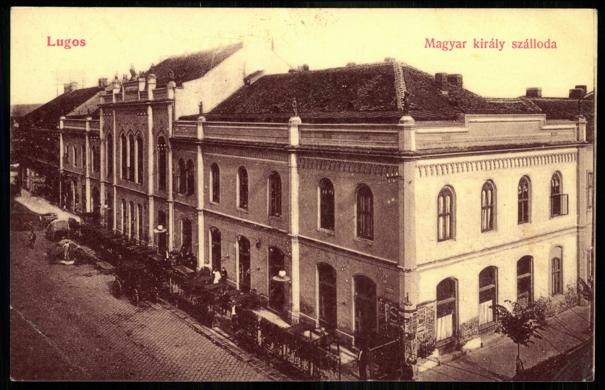 Lugos Magyar király szálloda (Magyar Kereskedelmi és Vendéglátóipari Múzeum CC BY-NC-ND)