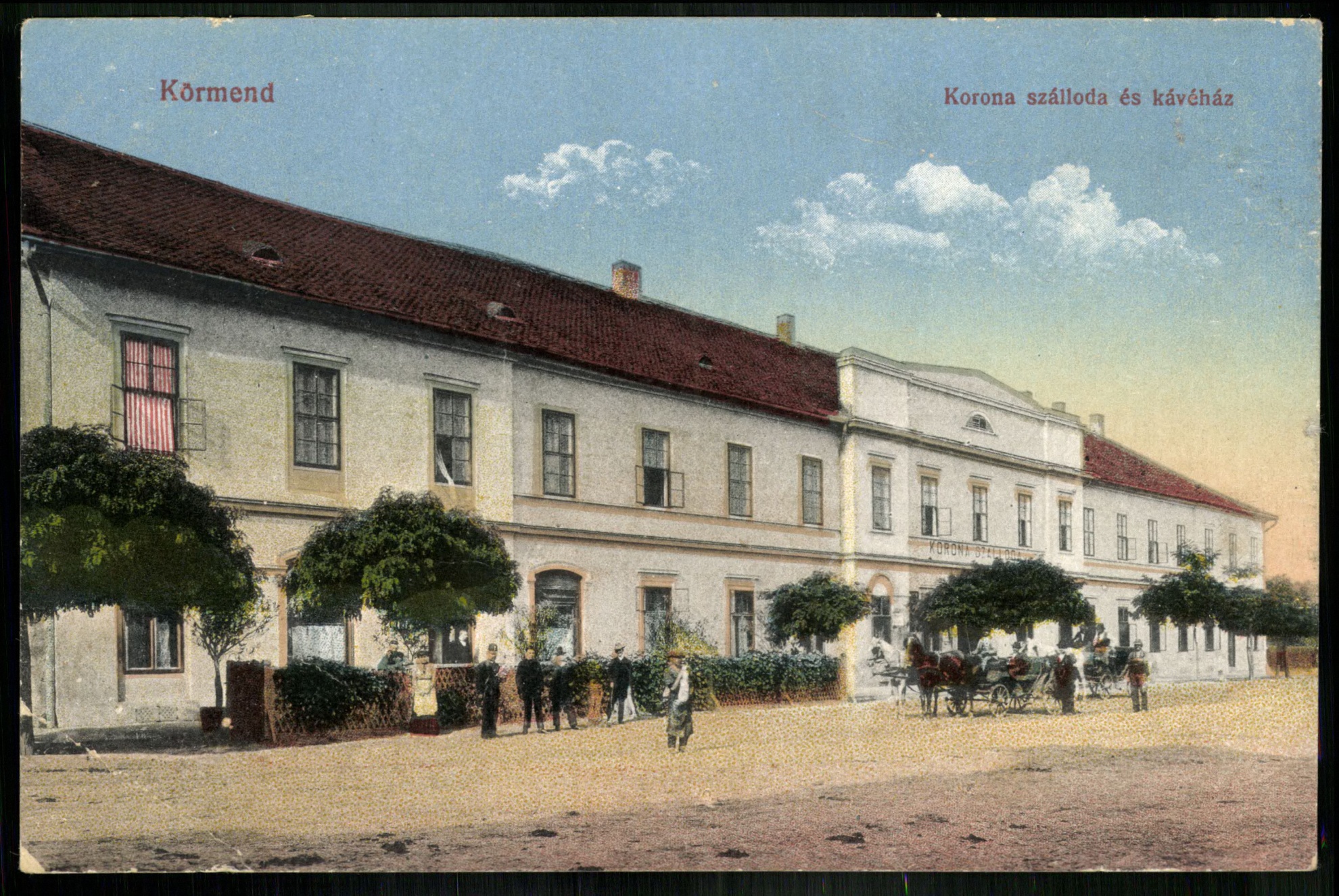 Körmend Korona szálloda és kávéház (Magyar Kereskedelmi és Vendéglátóipari Múzeum CC BY-NC-ND)