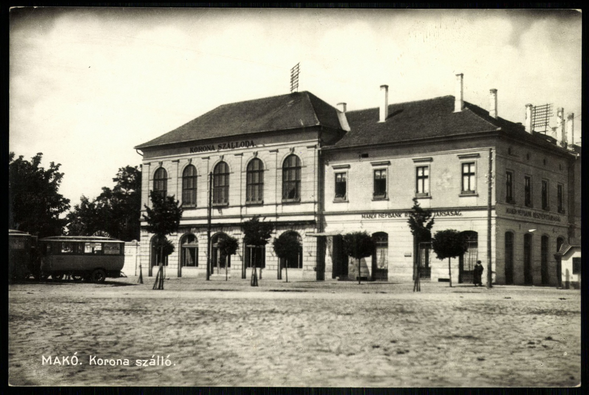 Makó Korona szálloda (Magyar Kereskedelmi és Vendéglátóipari Múzeum CC BY-NC-ND)