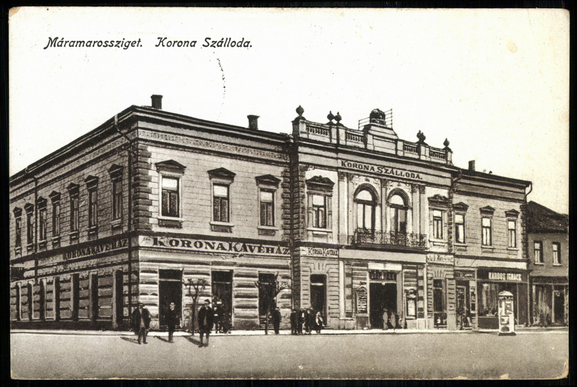 Máramarossziget Korona szálloda (Magyar Kereskedelmi és Vendéglátóipari Múzeum CC BY-NC-ND)