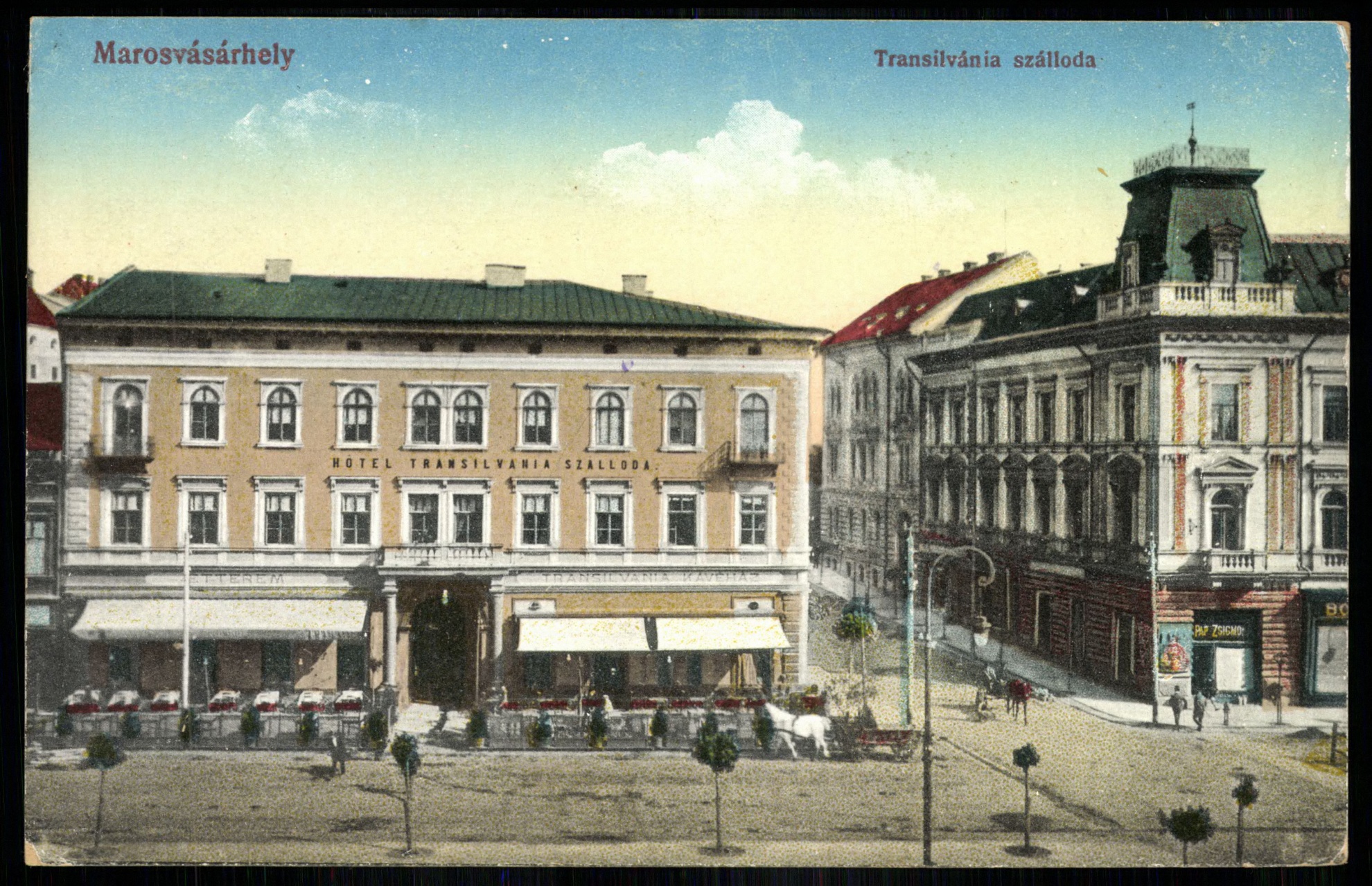 Marosvásárhely Transilvánia szálloda (Magyar Kereskedelmi és Vendéglátóipari Múzeum CC BY-NC-ND)