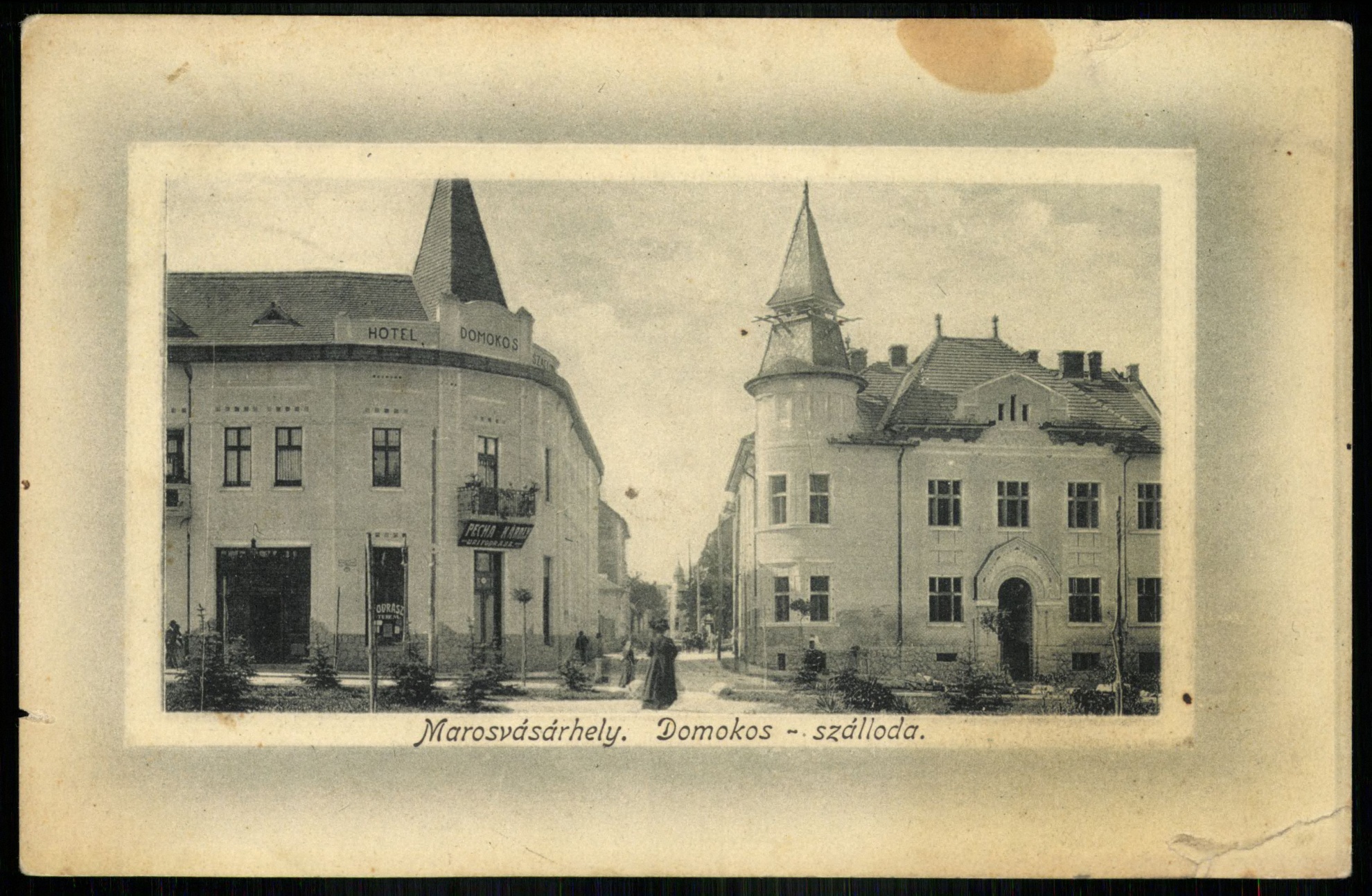Marosvásárhely Domokos szálloda (Magyar Kereskedelmi és Vendéglátóipari Múzeum CC BY-NC-ND)