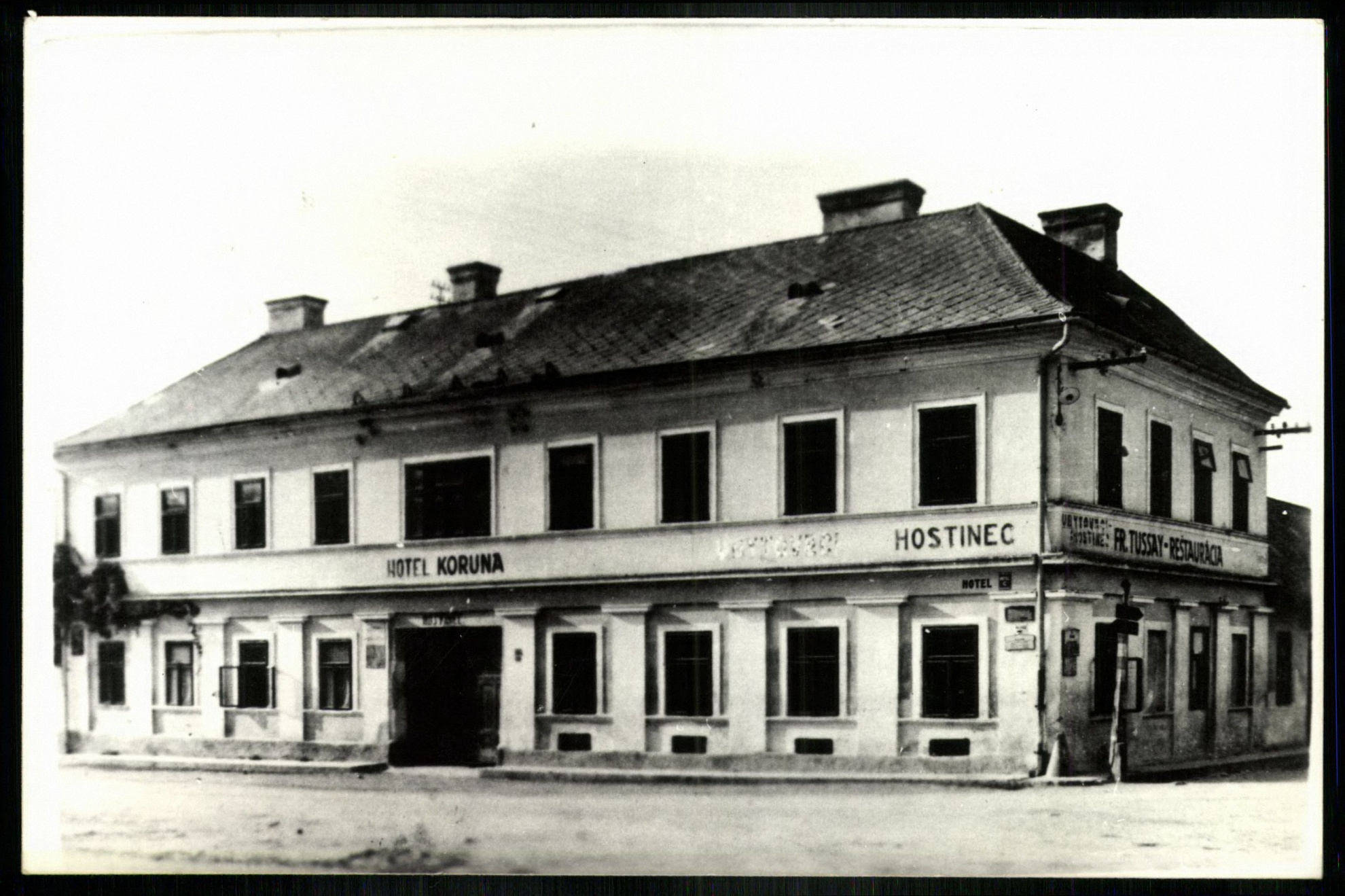 Murány Hotel Korona (Magyar Kereskedelmi és Vendéglátóipari Múzeum CC BY-NC-ND)