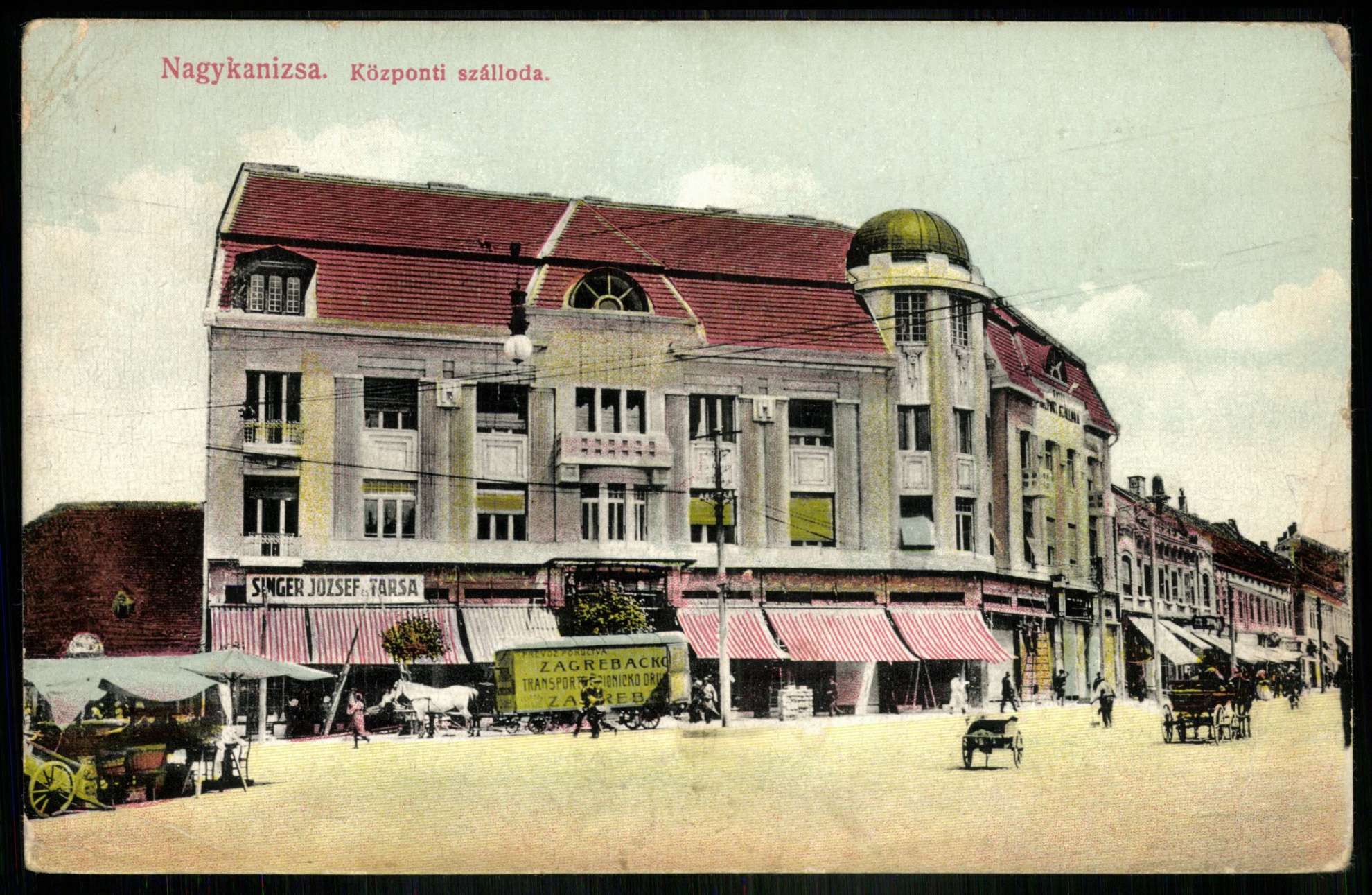 Nagykanizsa Központi szálloda (Magyar Kereskedelmi és Vendéglátóipari Múzeum CC BY-NC-ND)