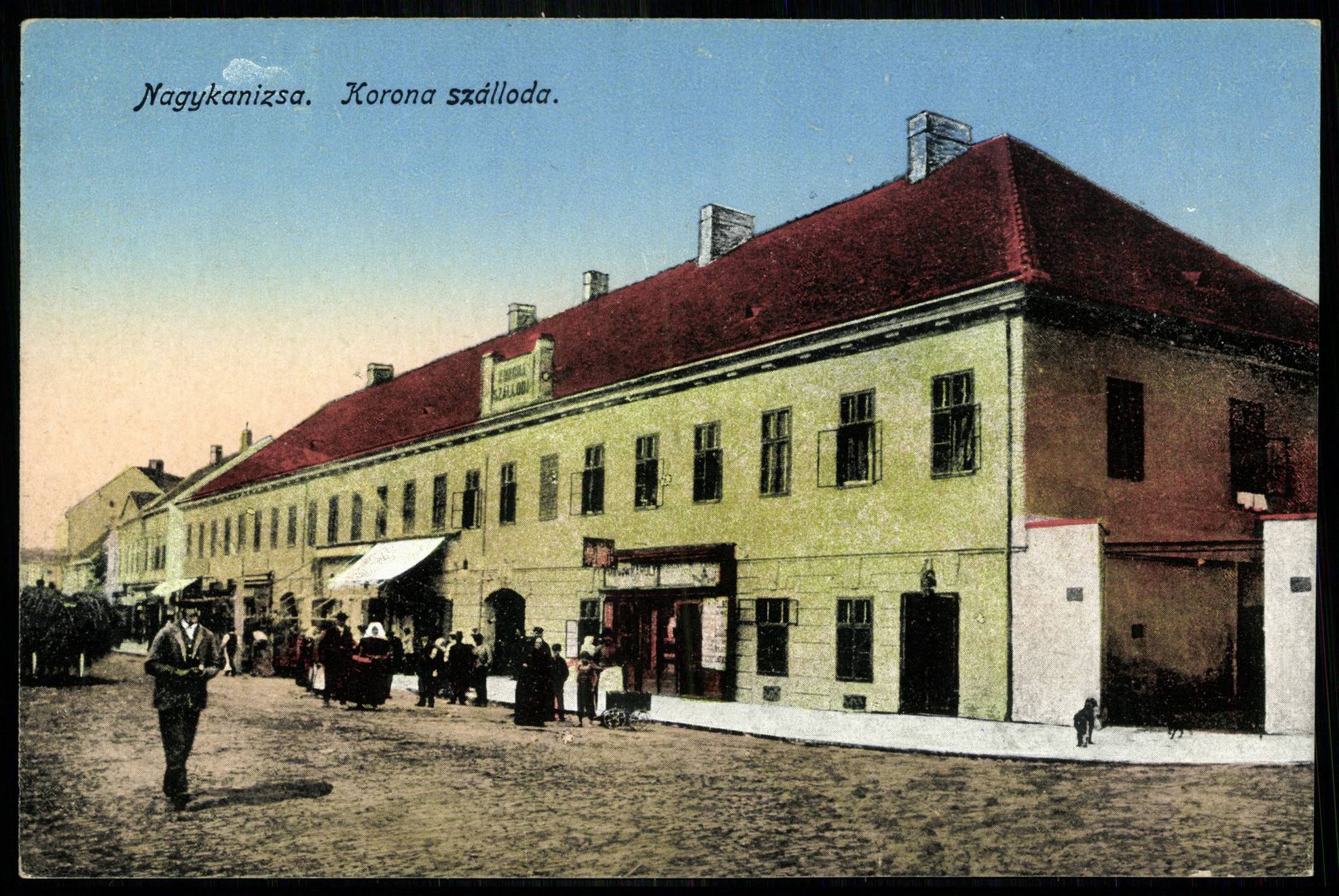 Nagykanizsa Korona szálloda (Magyar Kereskedelmi és Vendéglátóipari Múzeum CC BY-NC-ND)
