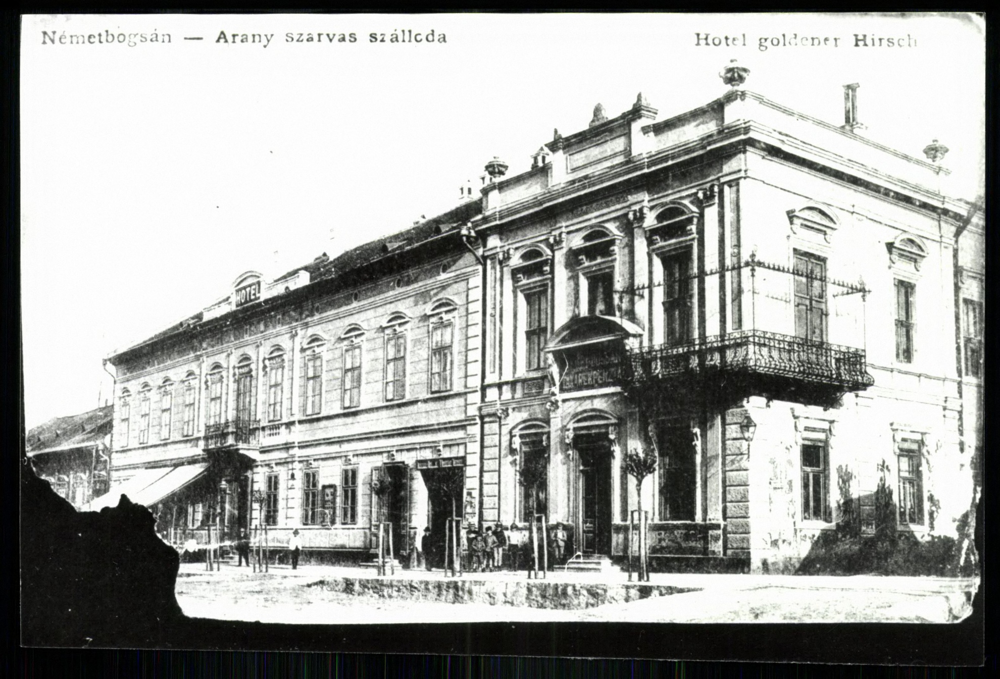 Németbogsán Arany szarvas szálloda (Magyar Kereskedelmi és Vendéglátóipari Múzeum CC BY-NC-ND)