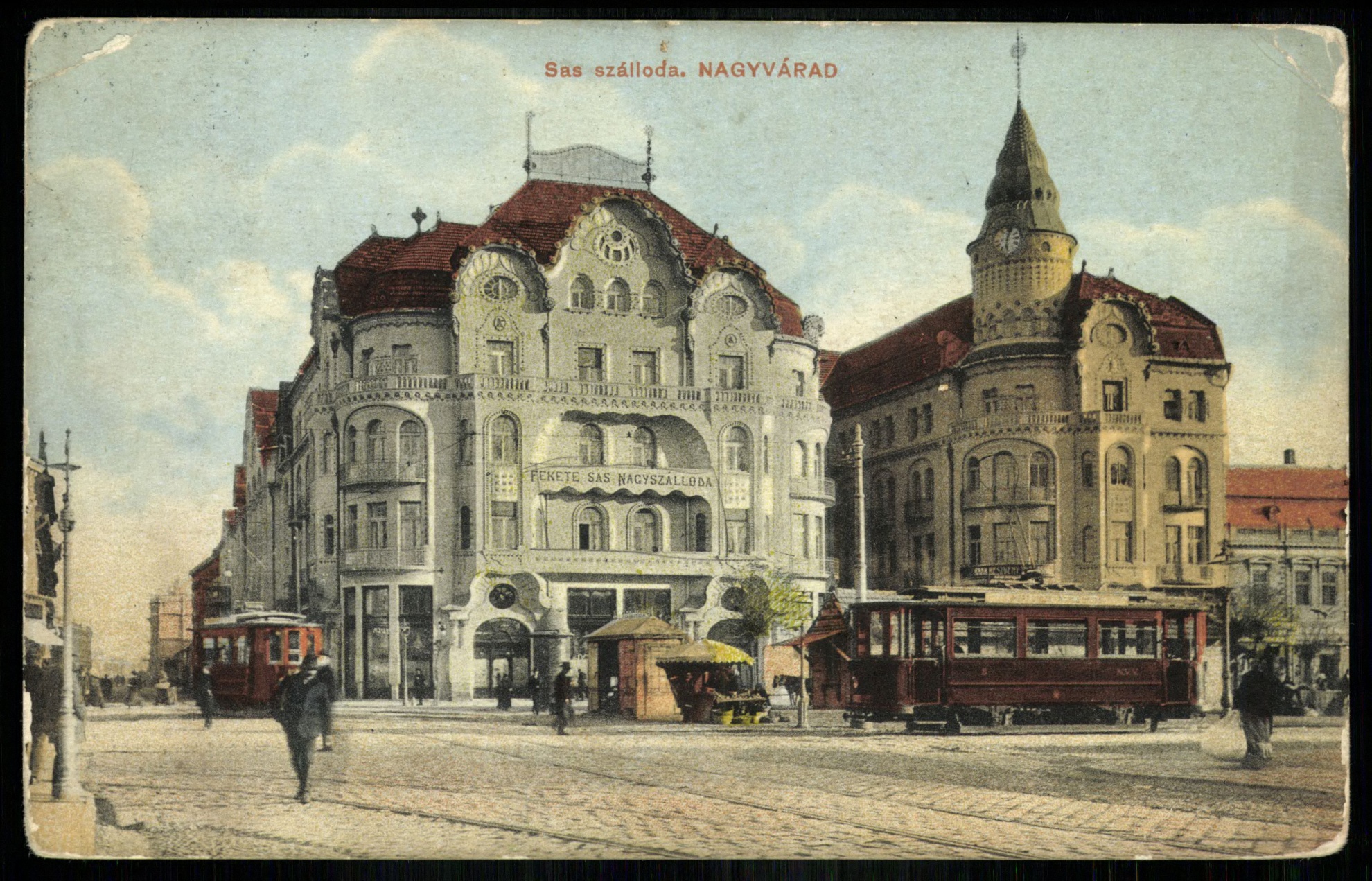 Nagyvárad Sas szálloda (Magyar Kereskedelmi és Vendéglátóipari Múzeum CC BY-NC-ND)