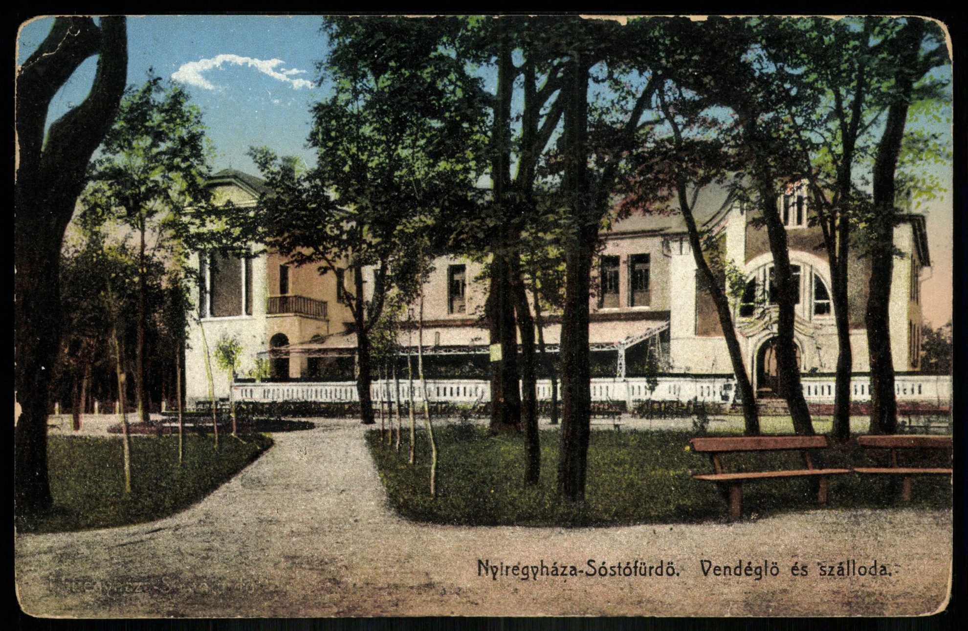 Nyíregyháza Sóstófürdő. Vendéglő és szálloda (Magyar Kereskedelmi és Vendéglátóipari Múzeum CC BY-NC-ND)
