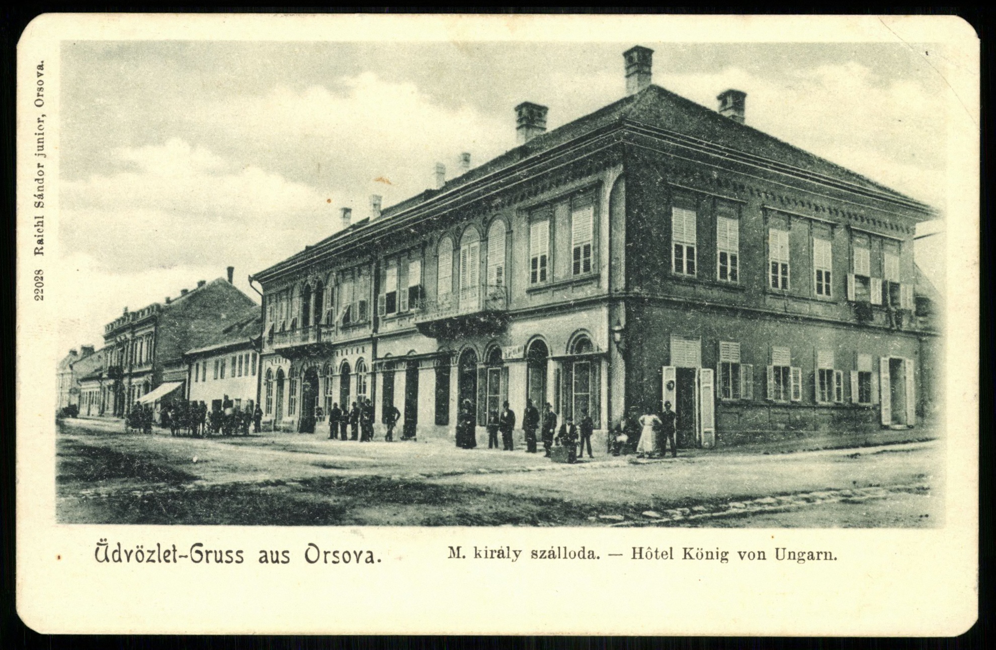 Orsova M. király szálloda (Magyar Kereskedelmi és Vendéglátóipari Múzeum CC BY-NC-ND)