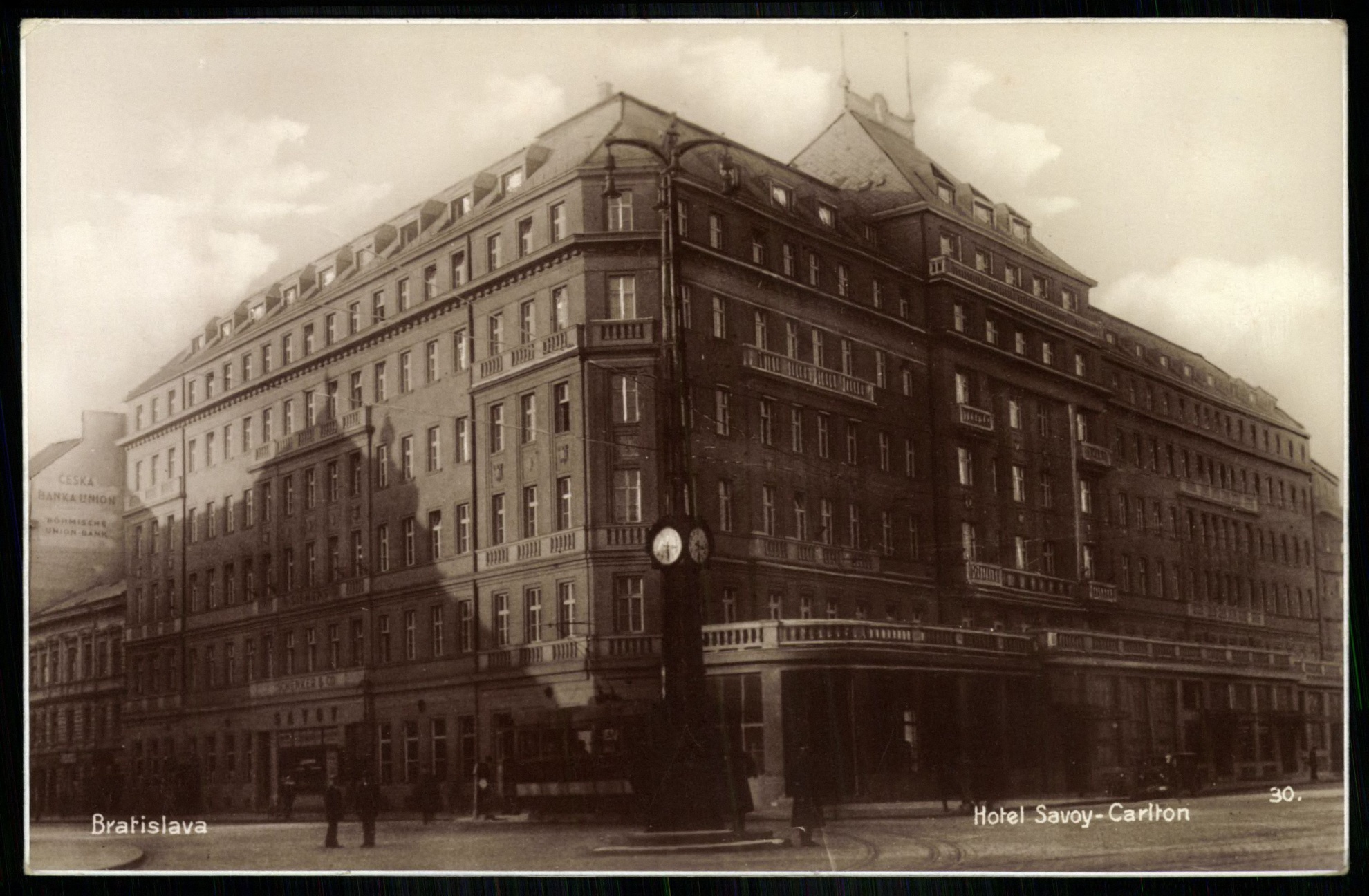 Pozsony Hotel Savoy (Magyar Kereskedelmi és Vendéglátóipari Múzeum CC BY-NC-ND)