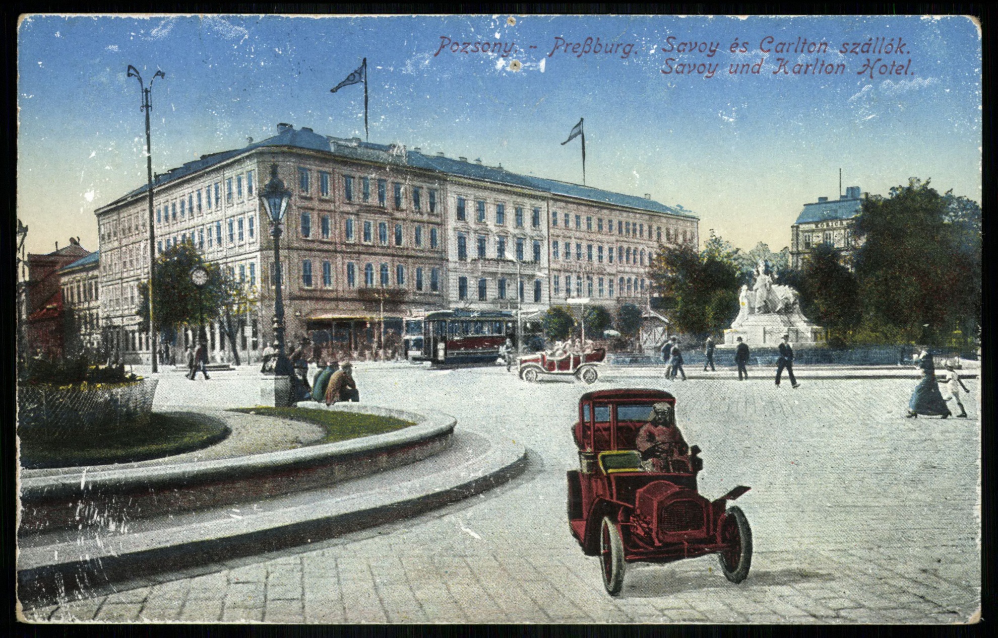 Pozsony Savoy és Carlton szállók (Magyar Kereskedelmi és Vendéglátóipari Múzeum CC BY-NC-ND)
