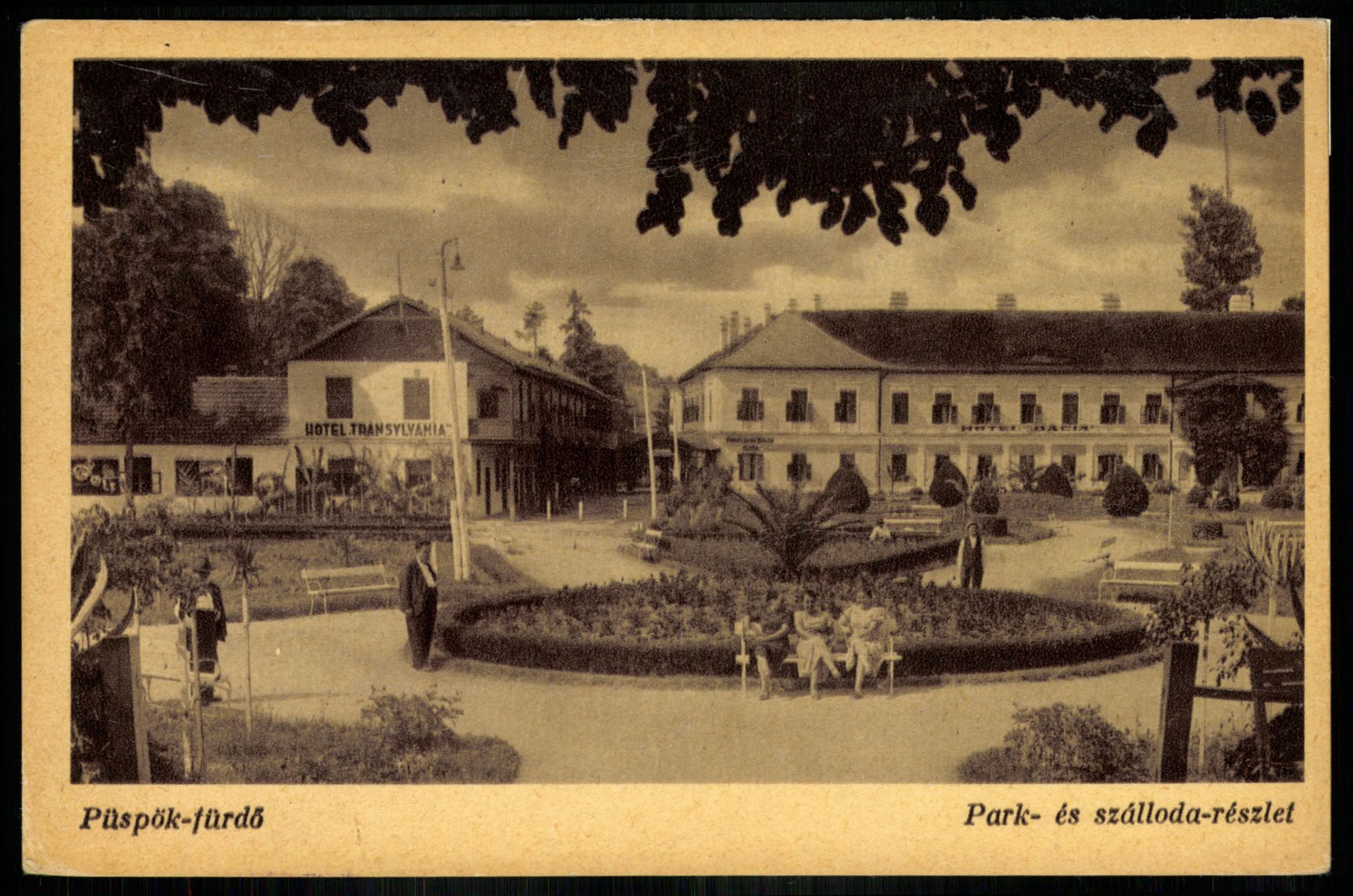 Püspökfürdő Park- és szálloda részlet (Magyar Kereskedelmi és Vendéglátóipari Múzeum CC BY-NC-ND)