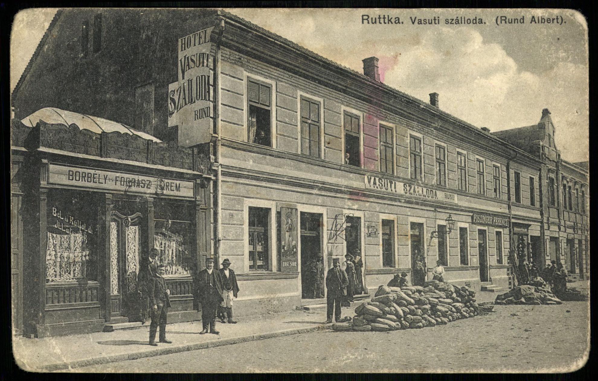 Ruttka Vasúti szálloda (Rund Albert) (Magyar Kereskedelmi és Vendéglátóipari Múzeum CC BY-NC-ND)