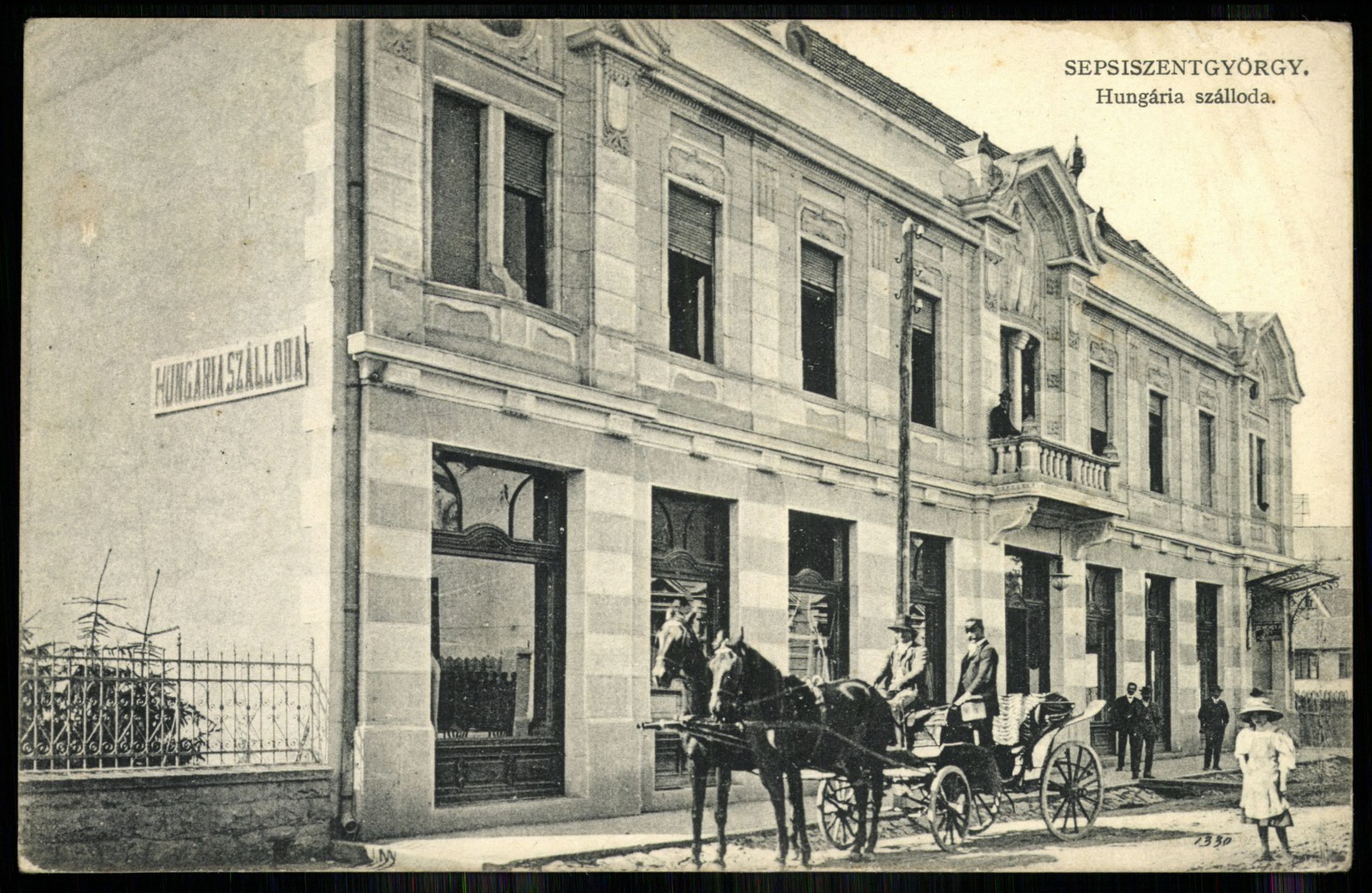 Sepsiszentgyörgy Hungária szálloda (Magyar Kereskedelmi és Vendéglátóipari Múzeum CC BY-NC-ND)