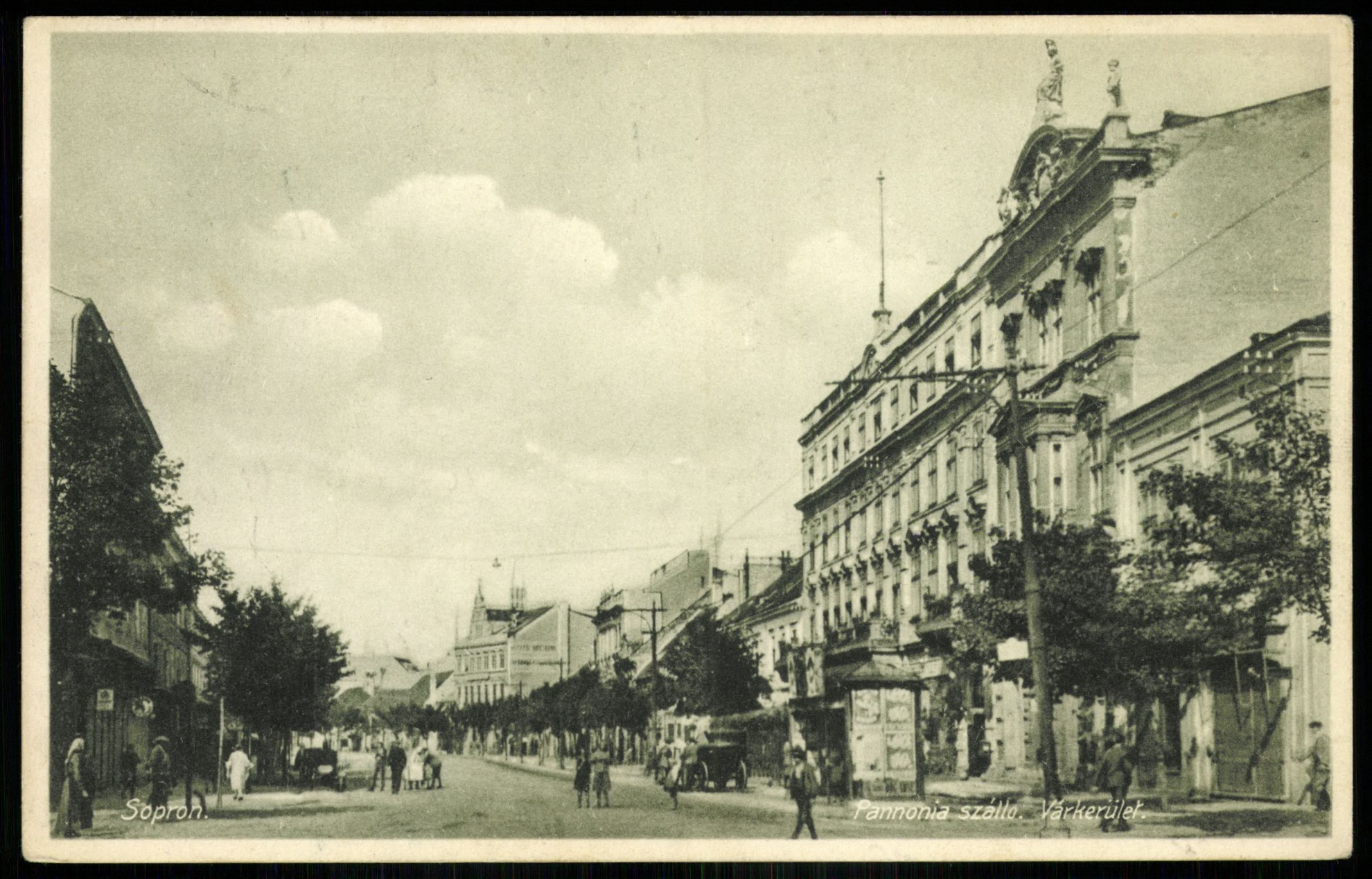 Soporn Pannoni szálloda. Várkerület (Magyar Kereskedelmi és Vendéglátóipari Múzeum CC BY-NC-ND)