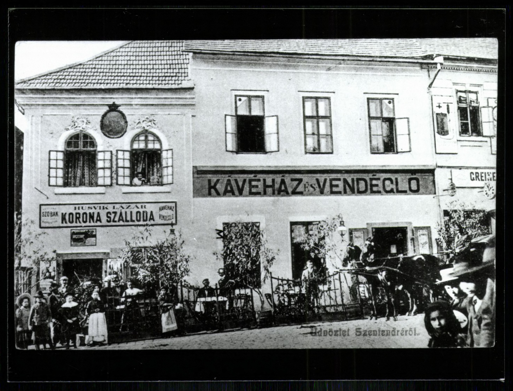 Szentendre Korona Szálloda. Husvik Lázár (Magyar Kereskedelmi és Vendéglátóipari Múzeum CC BY-NC-ND)