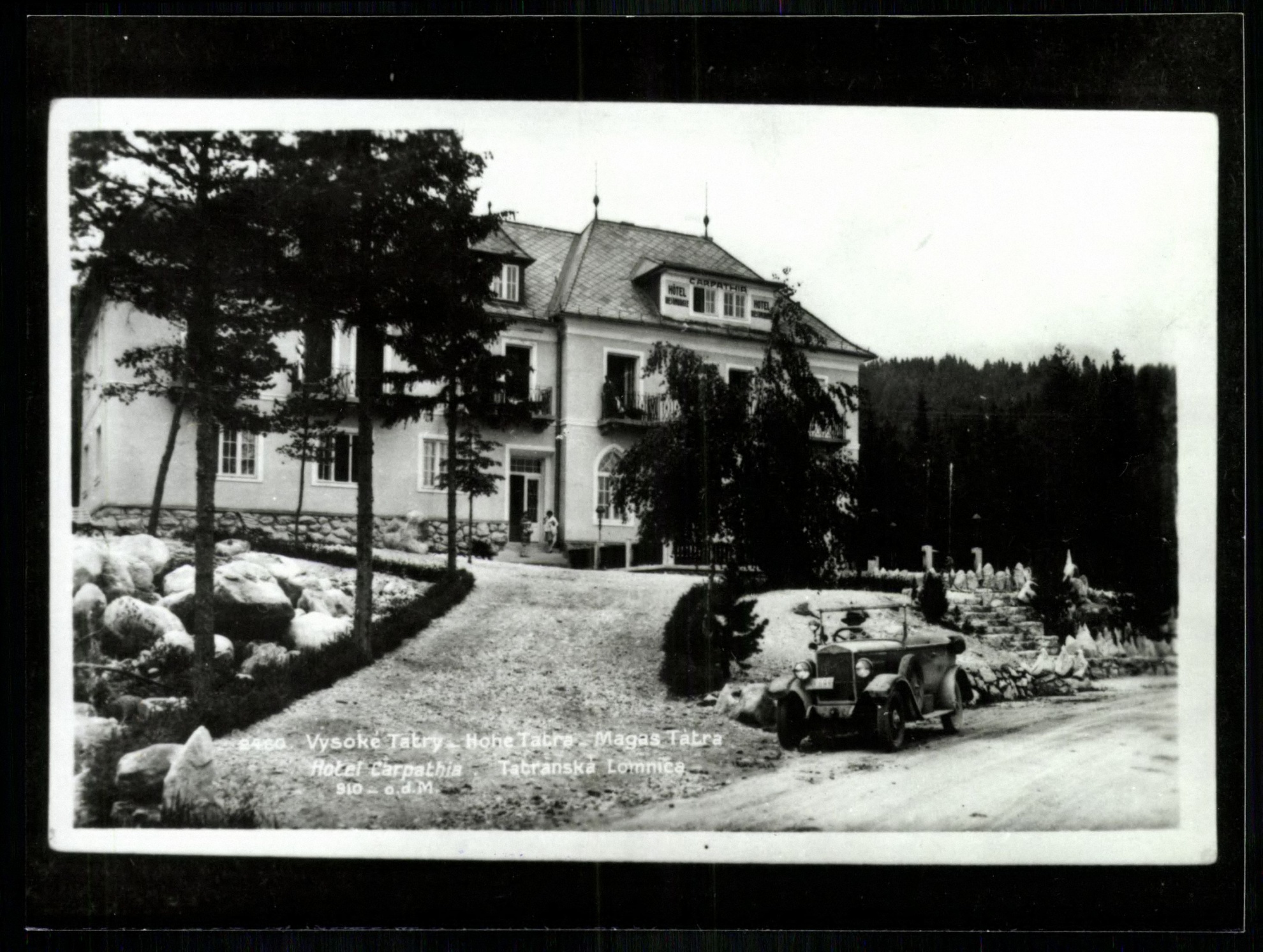 Tátralomnic Hotel Carpathia (Magyar Kereskedelmi és Vendéglátóipari Múzeum CC BY-NC-ND)