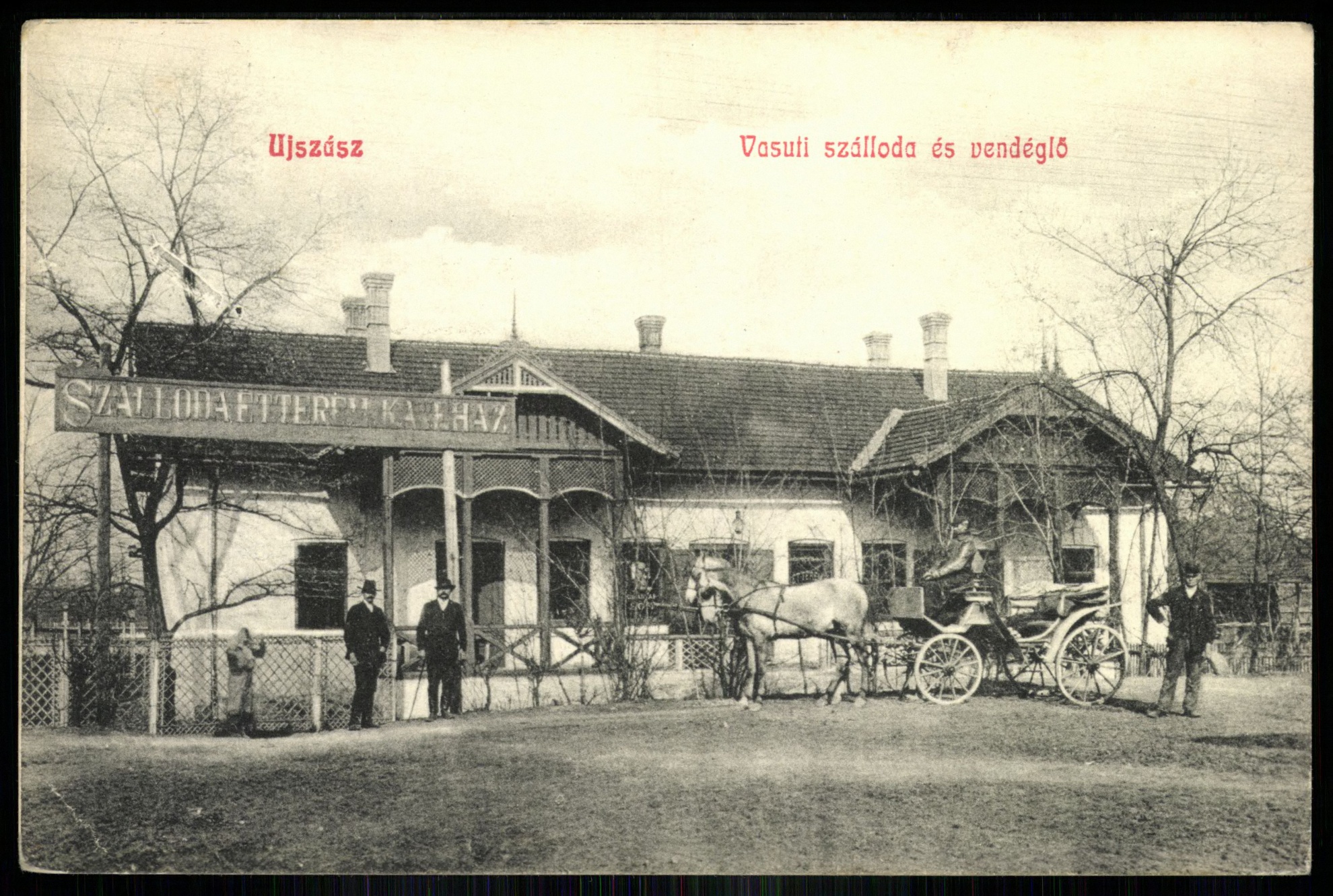 Újszász Vasúti szálloda és vendéglő (Magyar Kereskedelmi és Vendéglátóipari Múzeum CC BY-NC-ND)