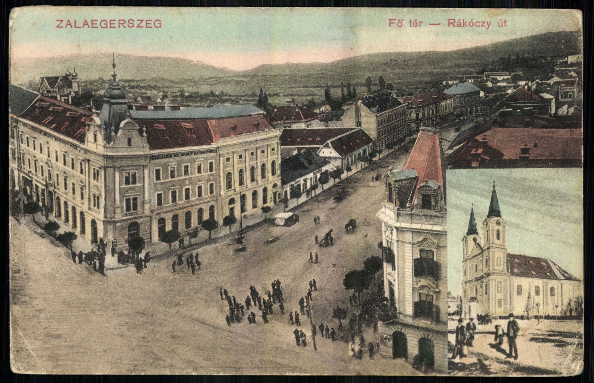 Zalaegerszeg Fő tér - Rákóczy út (Magyar Kereskedelmi és Vendéglátóipari Múzeum CC BY-NC-ND)