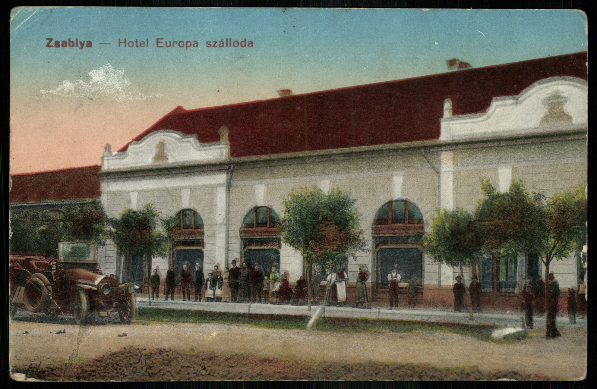Zsablya Hotel Európa szálloda (Magyar Kereskedelmi és Vendéglátóipari Múzeum CC BY-NC-ND)