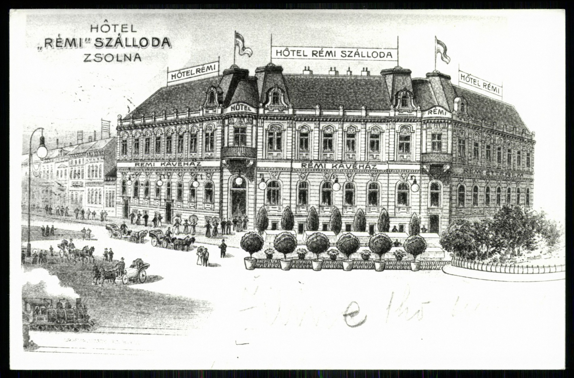 Zsolna Hotel (Rácz? Reisz?) (Magyar Kereskedelmi és Vendéglátóipari Múzeum CC BY-NC-ND)