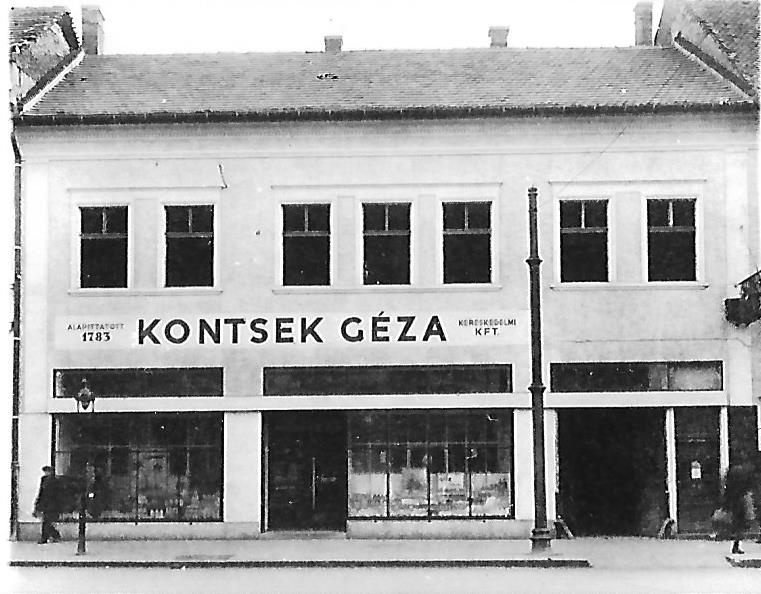 Kontsek fűszerüzlet Debrecen (Magyar Kereskedelmi és Vendéglátóipari Múzeum CC BY-NC-ND)