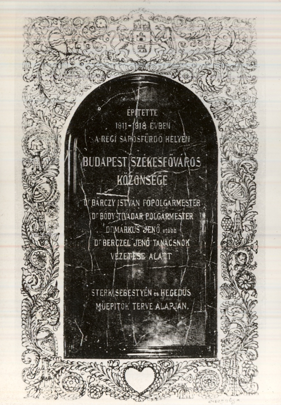 Gellért emléktábla (Magyar Kereskedelmi és Vendéglátóipari Múzeum CC BY-NC-ND)