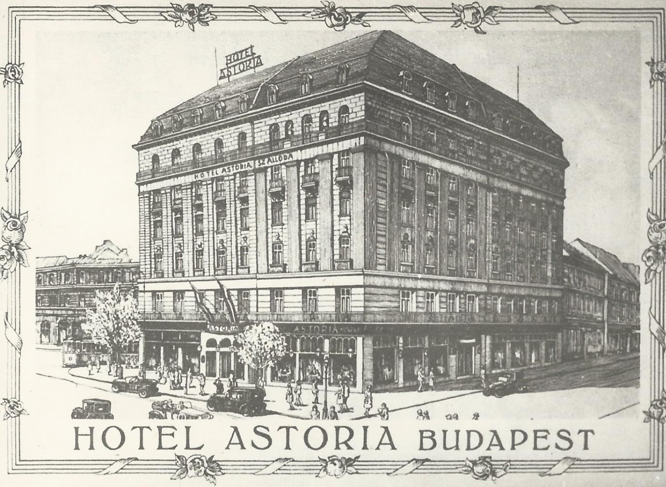 Astoria Szálló, Budapest 1914. (Magyar Kereskedelmi és Vendéglátóipari Múzeum CC BY-NC-ND)