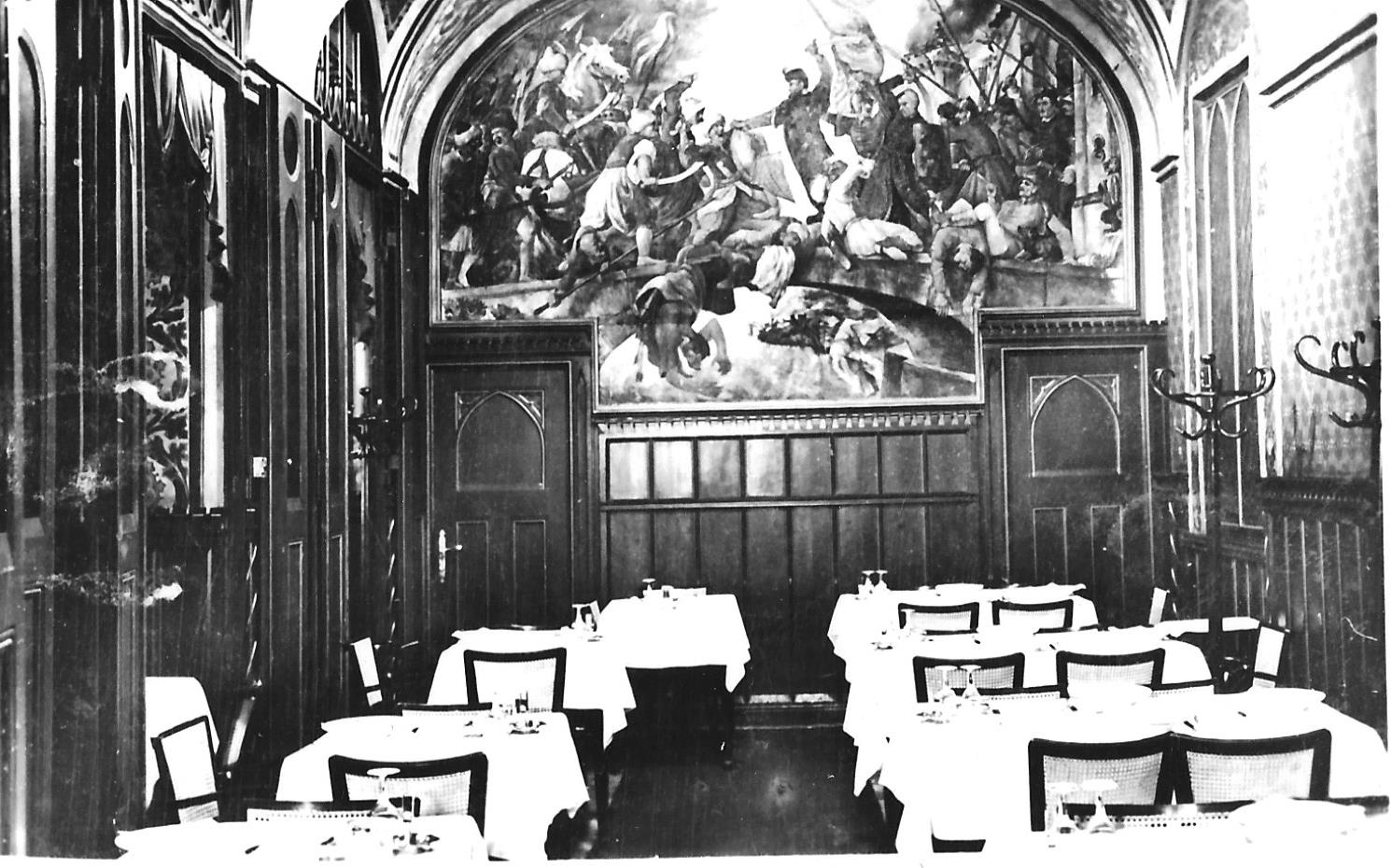 Kárpátia Söröző-étterem, Budapest 1930-as évek (Magyar Kereskedelmi és Vendéglátóipari Múzeum CC BY-NC-ND)