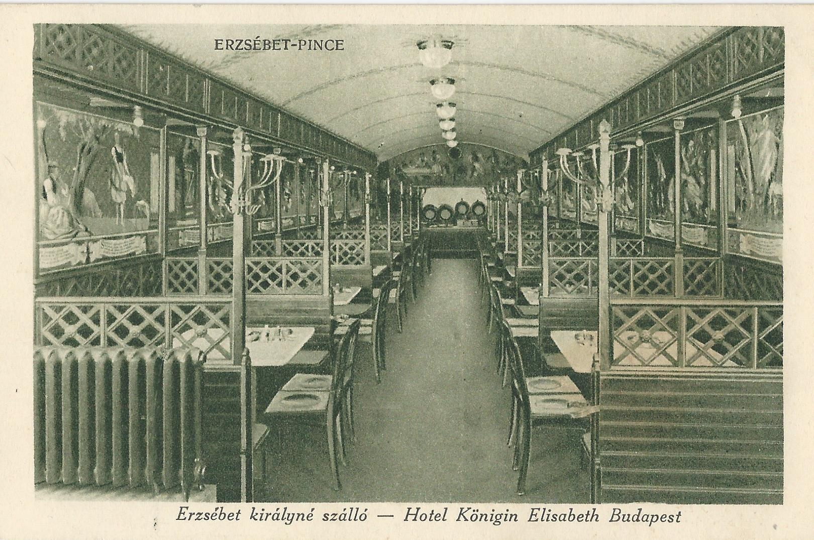 János Pince, Erzsébet Szálló, Budapest 1914. (Magyar Kereskedelmi és Vendéglátóipari Múzeum CC BY-NC-ND)