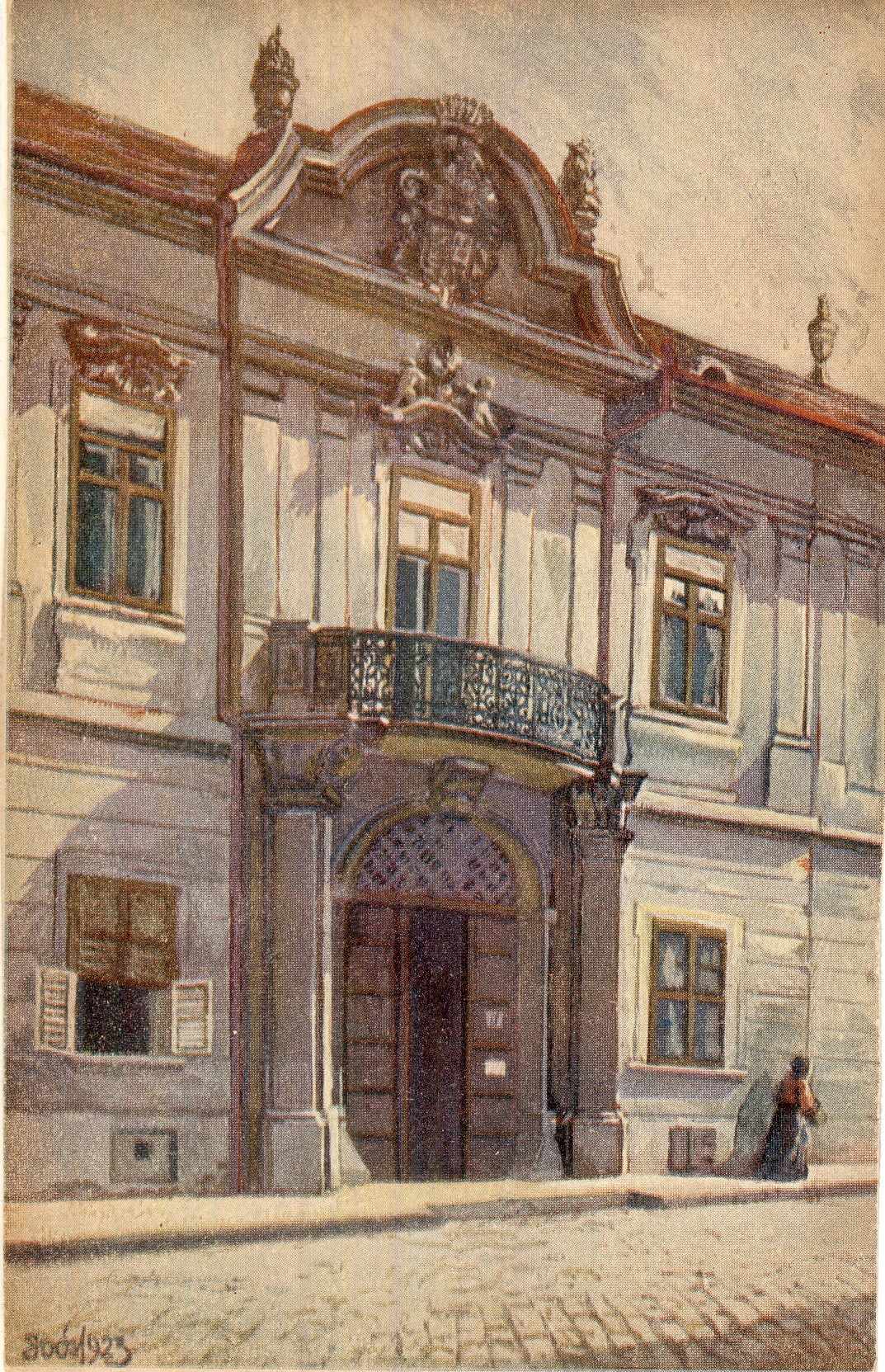 Verbőczy-utcai barokkház, Budapest (Magyar Kereskedelmi és Vendéglátóipari Múzeum CC BY-NC-ND)