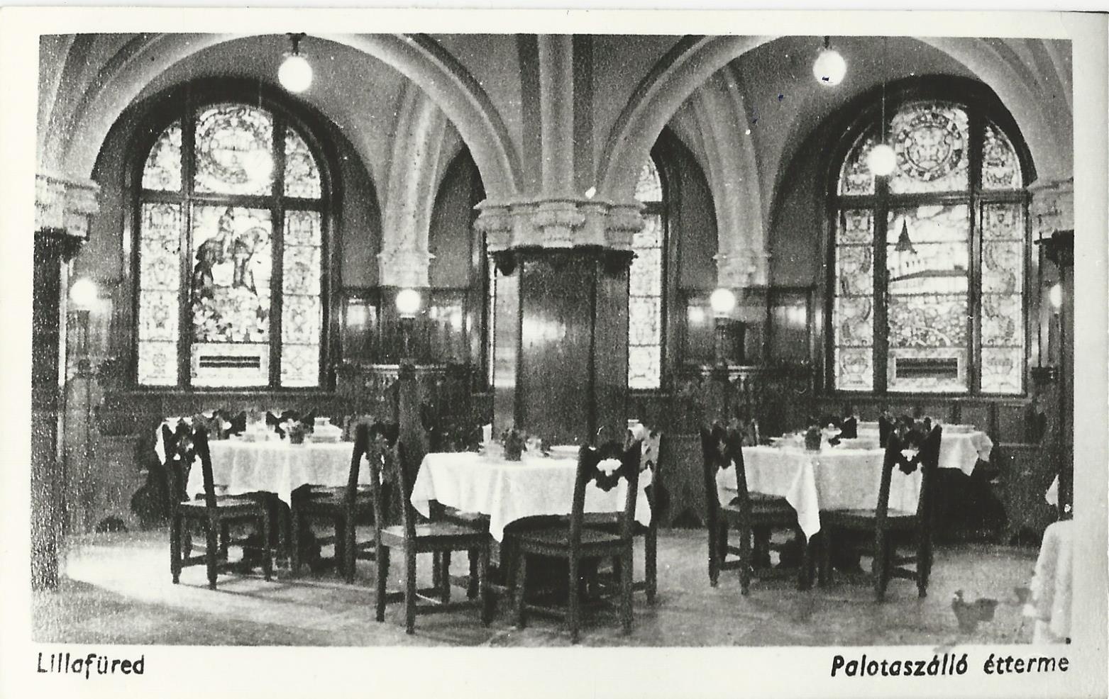Palotaszálló étterem, Lillafüred 1959. (Magyar Kereskedelmi és Vendéglátóipari Múzeum CC BY-NC-ND)