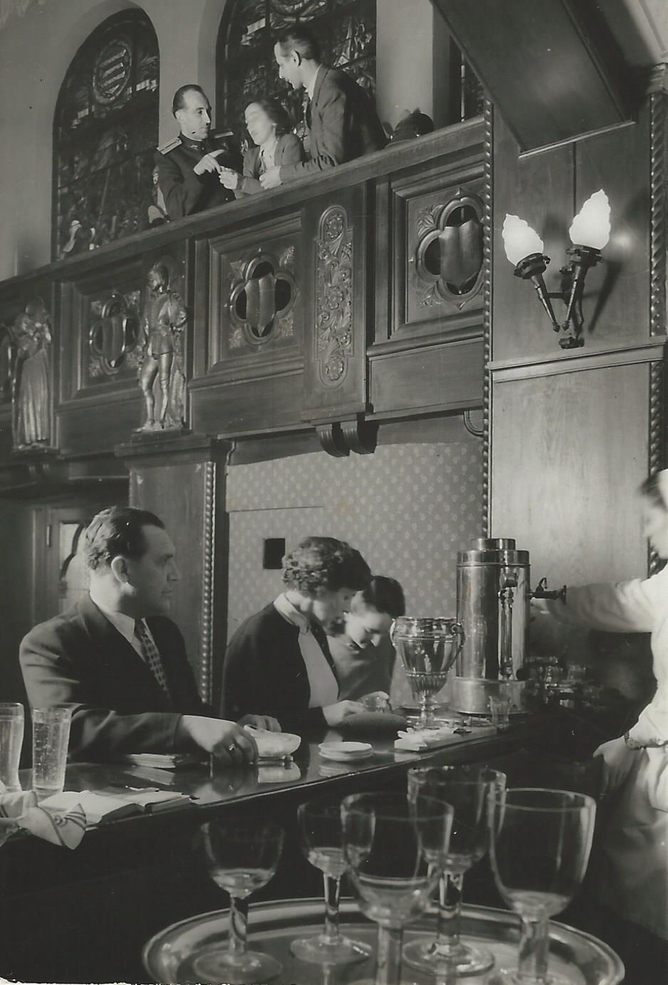 Palotaszálló étterem, Lillafüred 1950-es évek (Magyar Kereskedelmi és Vendéglátóipari Múzeum CC BY-NC-ND)