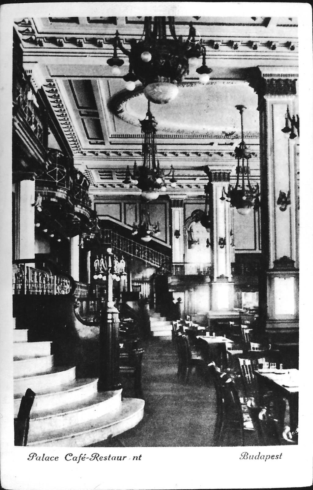 Palace Szálló, Budapest 1919. (Magyar Kereskedelmi és Vendéglátóipari Múzeum CC BY-NC-ND)