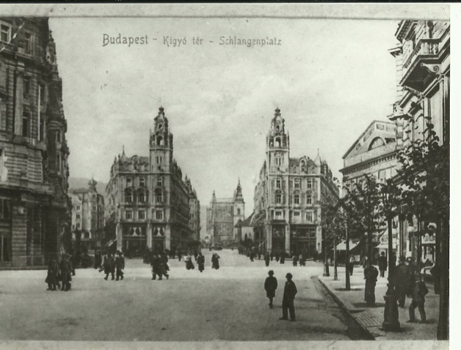 Kigyó tér épületei (Magyar Kereskedelmi és Vendéglátóipari Múzeum CC BY-NC-ND)
