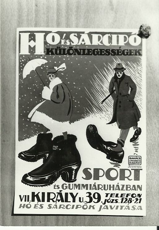 Hó és Sárcipő különlegességek (Magyar Kereskedelmi és Vendéglátóipari Múzeum CC BY-NC-ND)