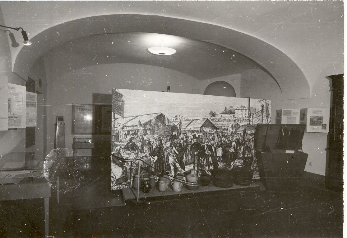 egykori MKVM kiállítás (Magyar Kereskedelmi és Vendéglátóipari Múzeum CC BY-NC-ND)