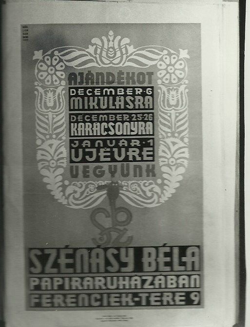 Ajándékot Mikulásra, Karácsonyra, Újévre, 1939. (Magyar Kereskedelmi és Vendéglátóipari Múzeum CC BY-NC-ND)