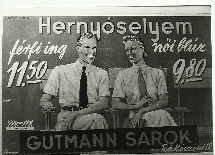 Hernyóselyem férfi ing és női blúz (Magyar Kereskedelmi és Vendéglátóipari Múzeum CC BY-NC-ND)