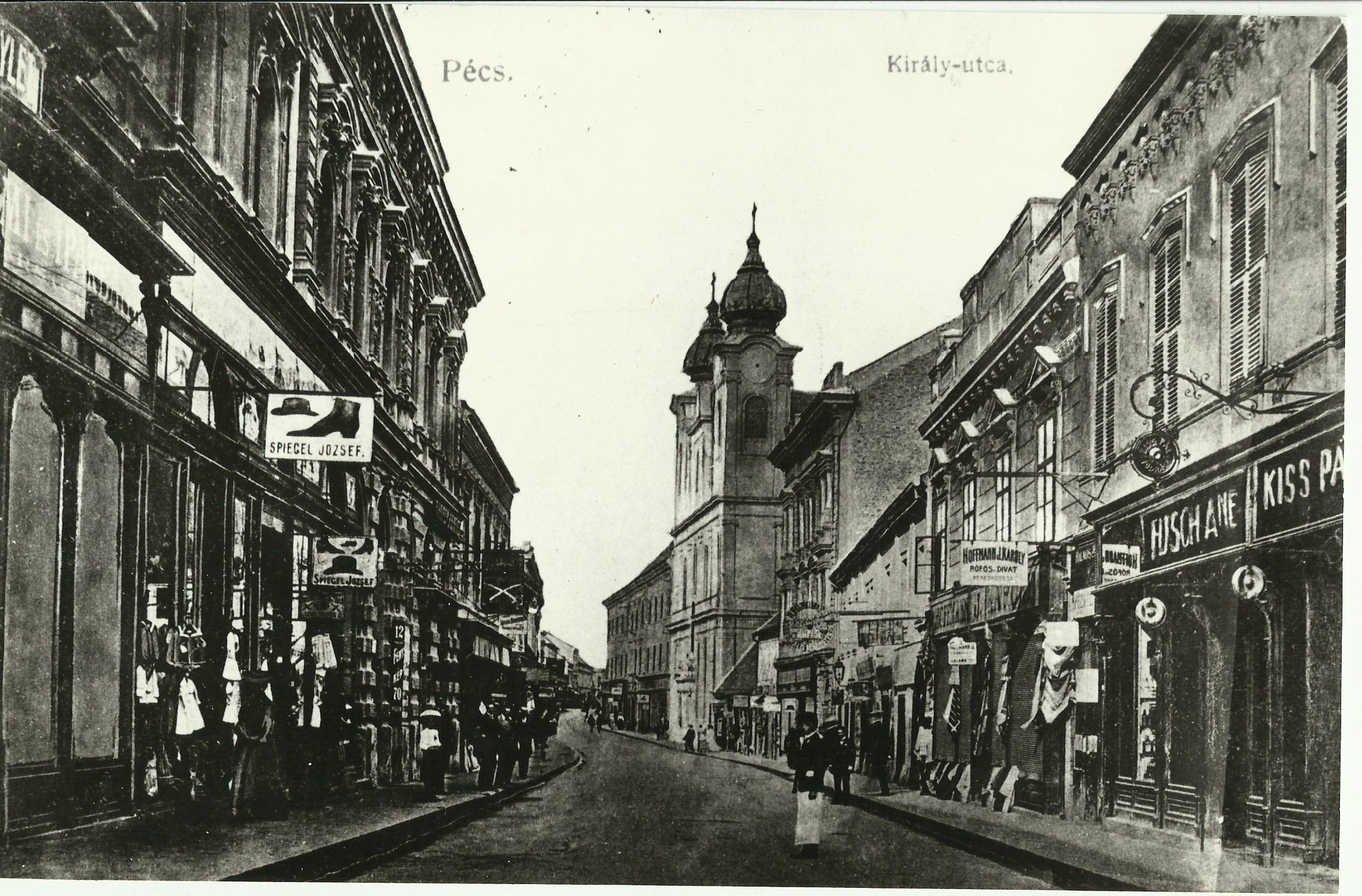 Pécs Király- utca (Magyar Kereskedelmi és Vendéglátóipari Múzeum CC BY-NC-ND)