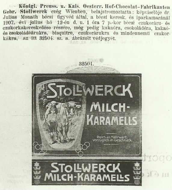 Stollwerck Milch-Karamells (Magyar Kereskedelmi és Vendéglátóipari Múzeum CC BY-NC-ND)
