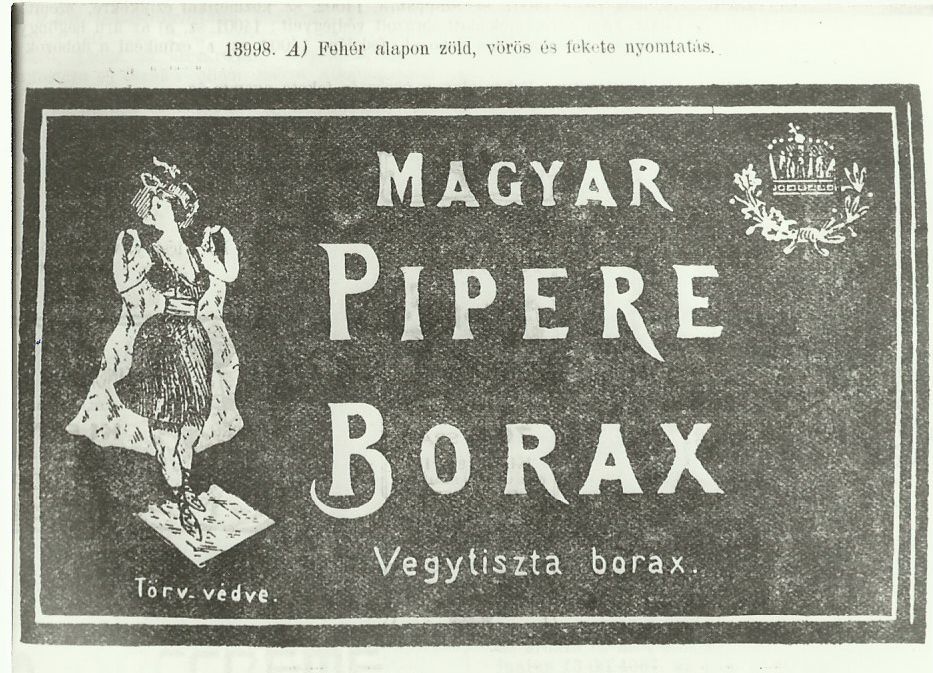 MAGYAR PIPERE BORAX (Magyar Kereskedelmi és Vendéglátóipari Múzeum CC BY-NC-ND)