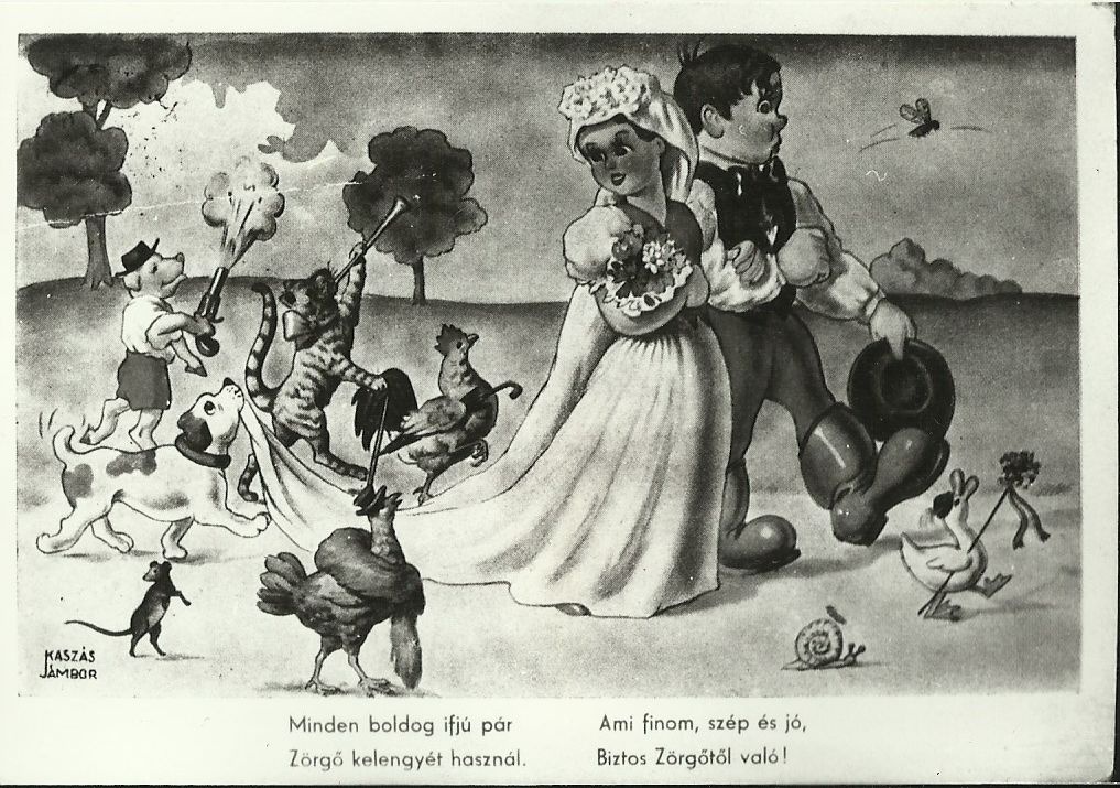 Zörgő kelengye reklám (Magyar Kereskedelmi és Vendéglátóipari Múzeum CC BY-NC-ND)