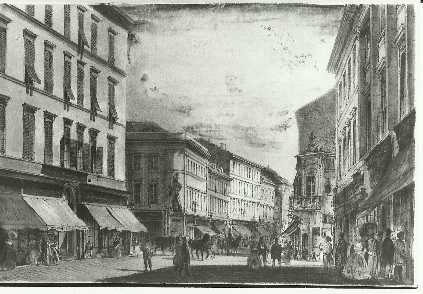 Váci utca a Kristóf térnél (Magyar Kereskedelmi és Vendéglátóipari Múzeum CC BY-NC-ND)