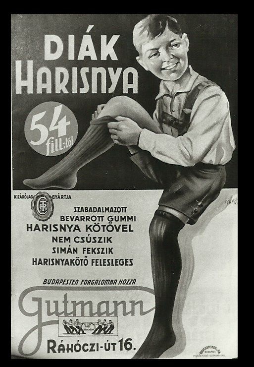 Diák Harisnya a Gutmanntól (Magyar Kereskedelmi és Vendéglátóipari Múzeum CC BY-NC-ND)