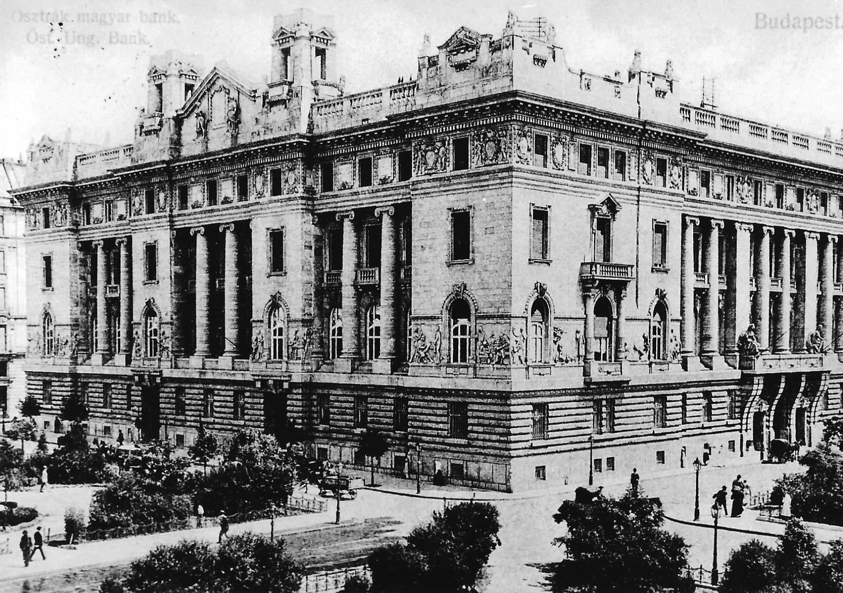 Osztrák-Magyar Bank Budapest 1905. (Magyar Kereskedelmi és Vendéglátóipari Múzeum CC BY-NC-ND)