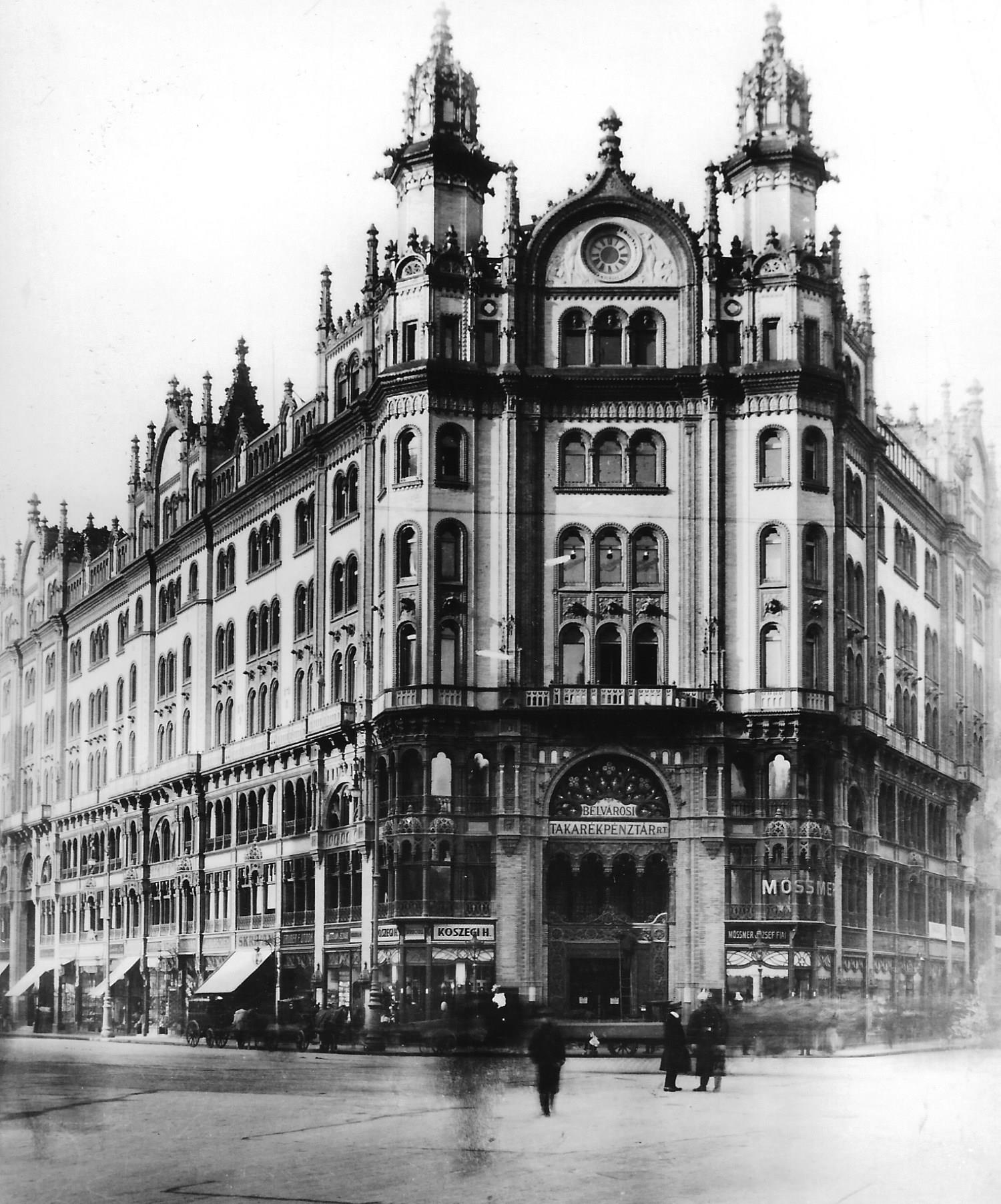 Belvárosi Takarékpénztár RT. Budapest 1892. (Magyar Kereskedelmi és Vendéglátóipari Múzeum CC BY-NC-ND)