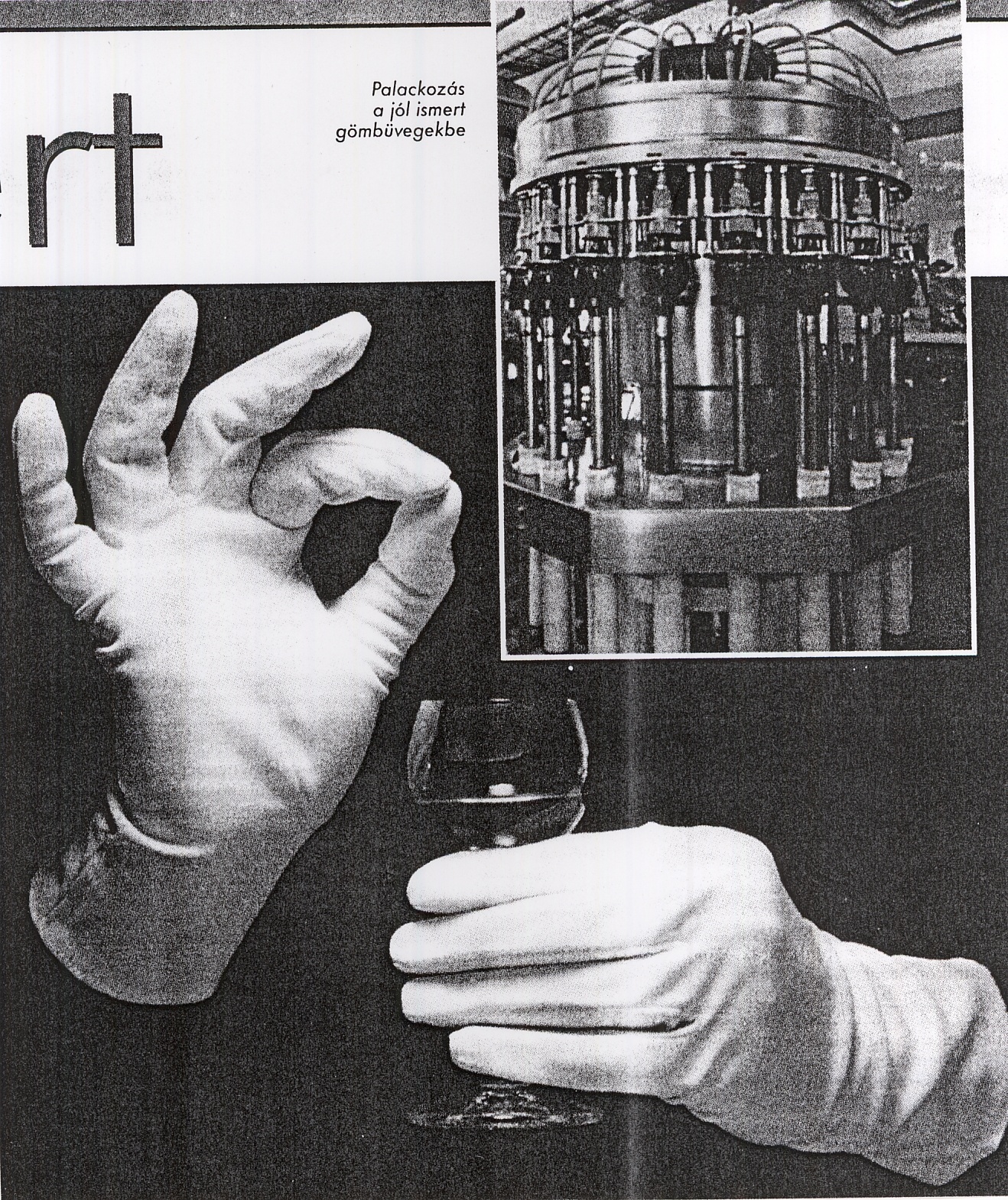 Palackozás a jól ismert gömbüvegekbe (Magyar Kereskedelmi és Vendéglátóipari Múzeum CC BY-NC-ND)