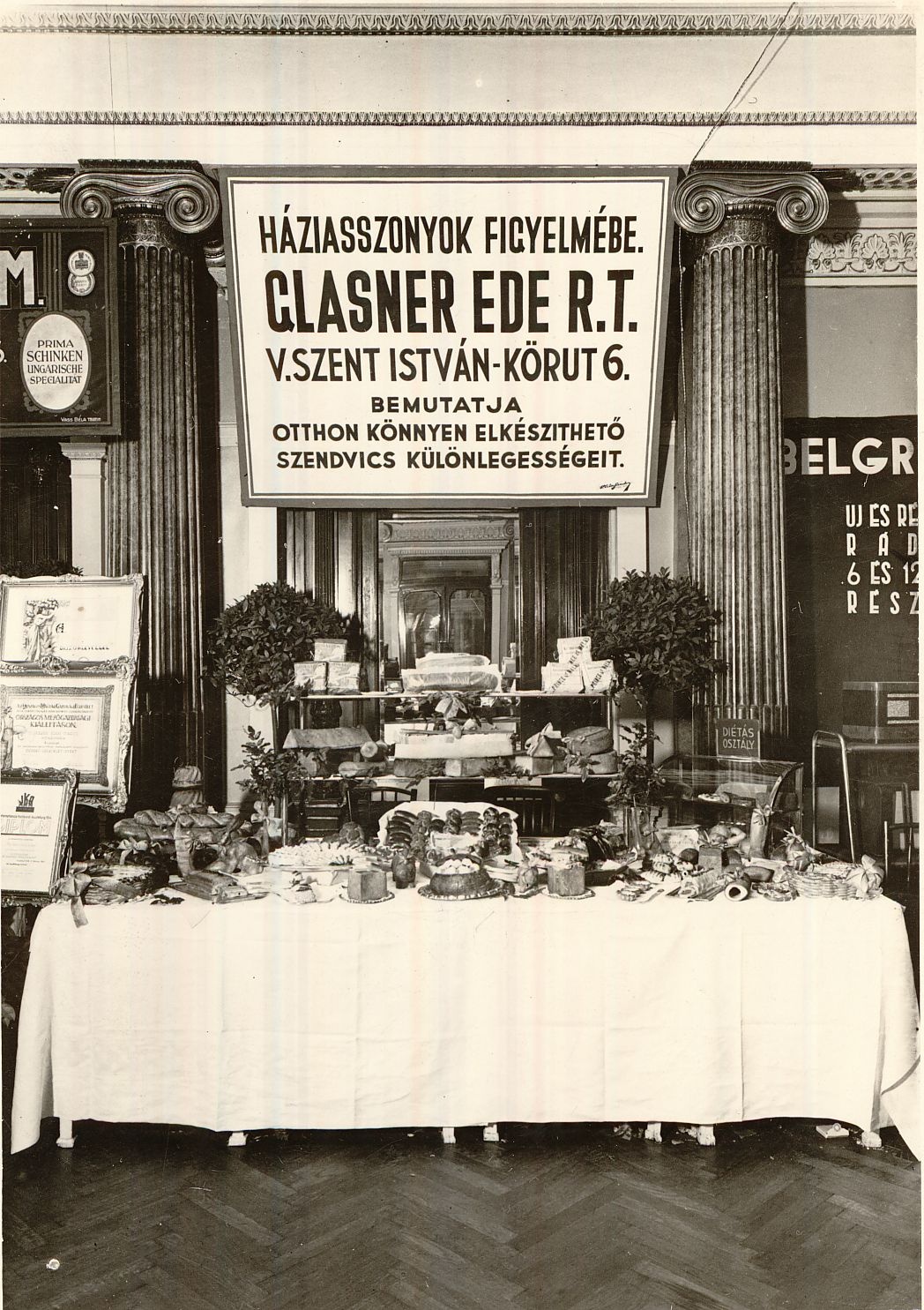 Nemzetközi Főző és sütő Kiállítás 1938. (Magyar Kereskedelmi és Vendéglátóipari Múzeum CC BY-NC-ND)